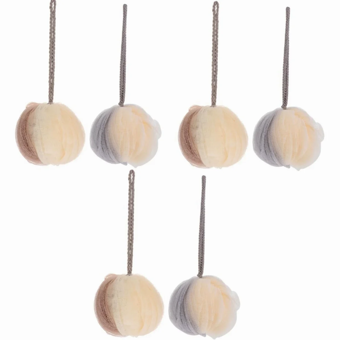 Beavorty 3 Set Di Spugna Da Bagno Feeling Bath Puff Facile Da Usare Per Il Corpo Gel Doccia O Applicazione Di Sapone 2 Pezzi * 3