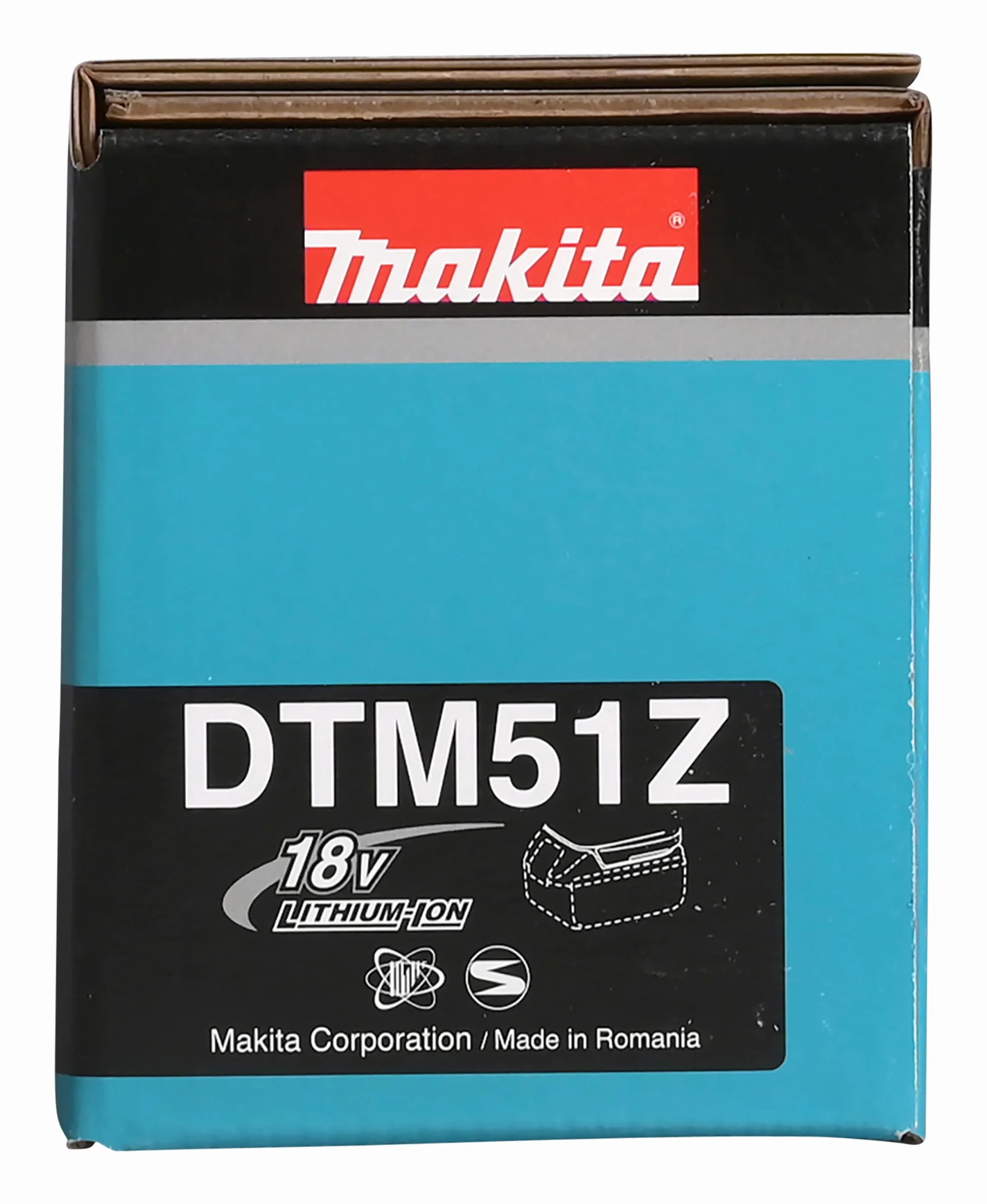 Makita DTM51Z Utensile multifunzione a batteria 18 V, blu