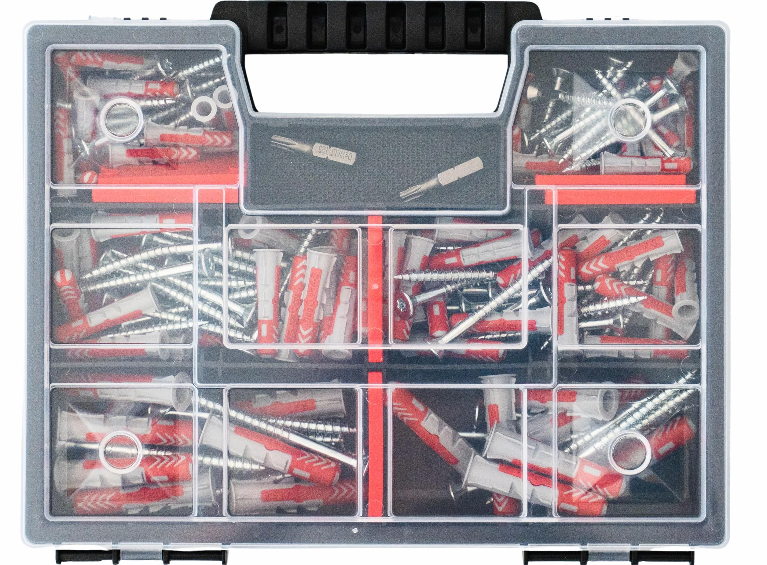 Fischer DuoPower Set tasselli viti 162 pezzi 5x25 mm 6x30 mm 8x40 mm