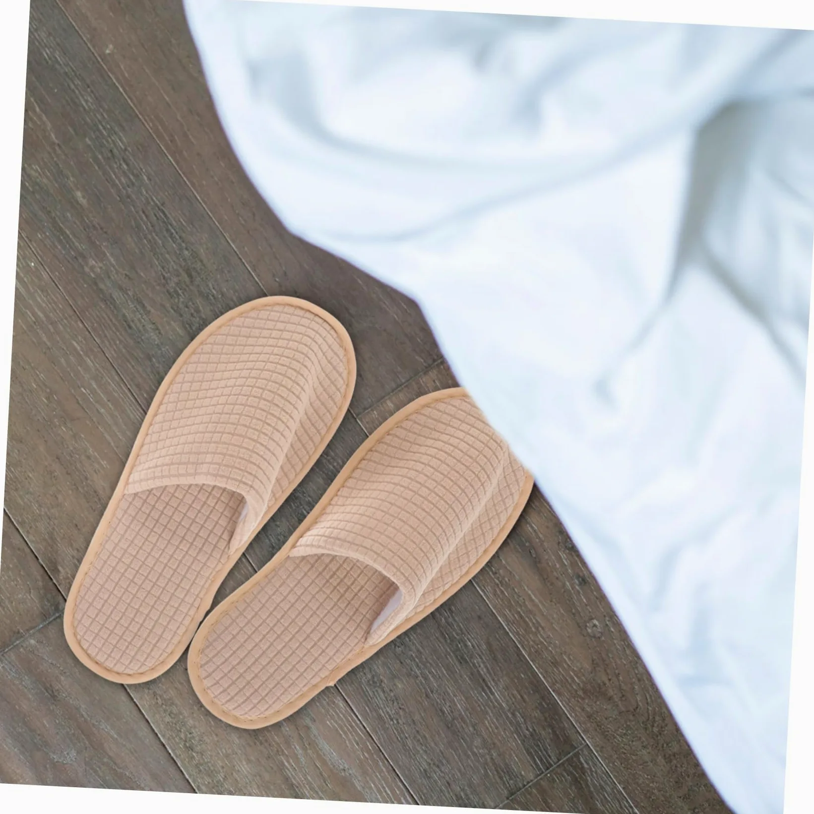 POPETPOP 6 Paia di Pantofole Spa Lavabili in Pile per Ospiti, Antiodore e Comode, per Casa e Saloni, Pantofole Usa e Getta per Accoglienza Elegante