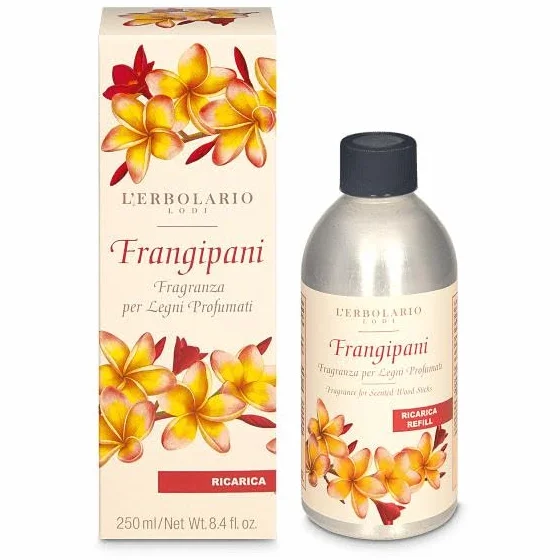 L'Erbolario - Fragranza Per Legni Profumati Ricarica - Frangipani - 250 ml