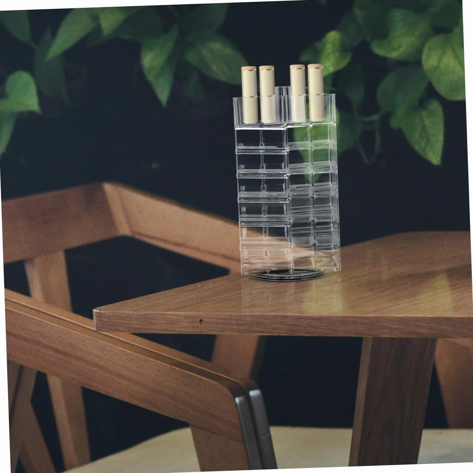 Cabilock Porta Rossetto in Acrilico Porta Rossetto Da Tavolo Struttura Robusta Resistente Ai Graffi Organizer Salvaspazio Per Il Trucco