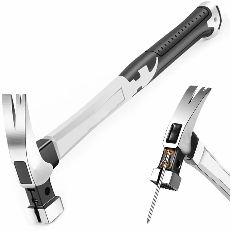 Martello da Carpentiere 368g 40cm Acciaio al Carbonio Heavy Duty Artiglio