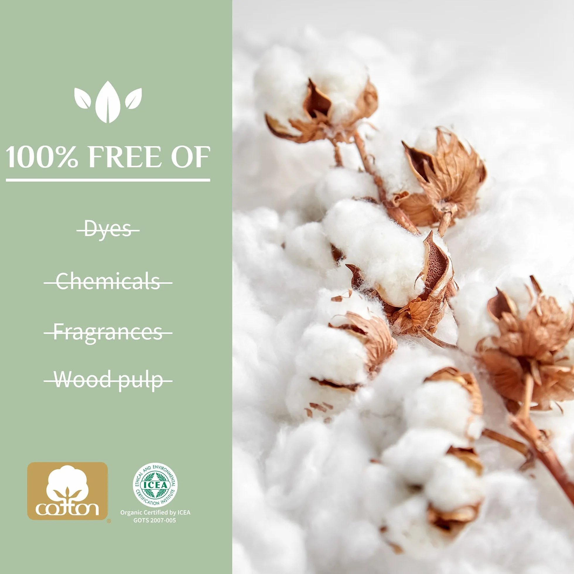 Organyc Organic Cotton Balls, 100 Count by ORGANYC