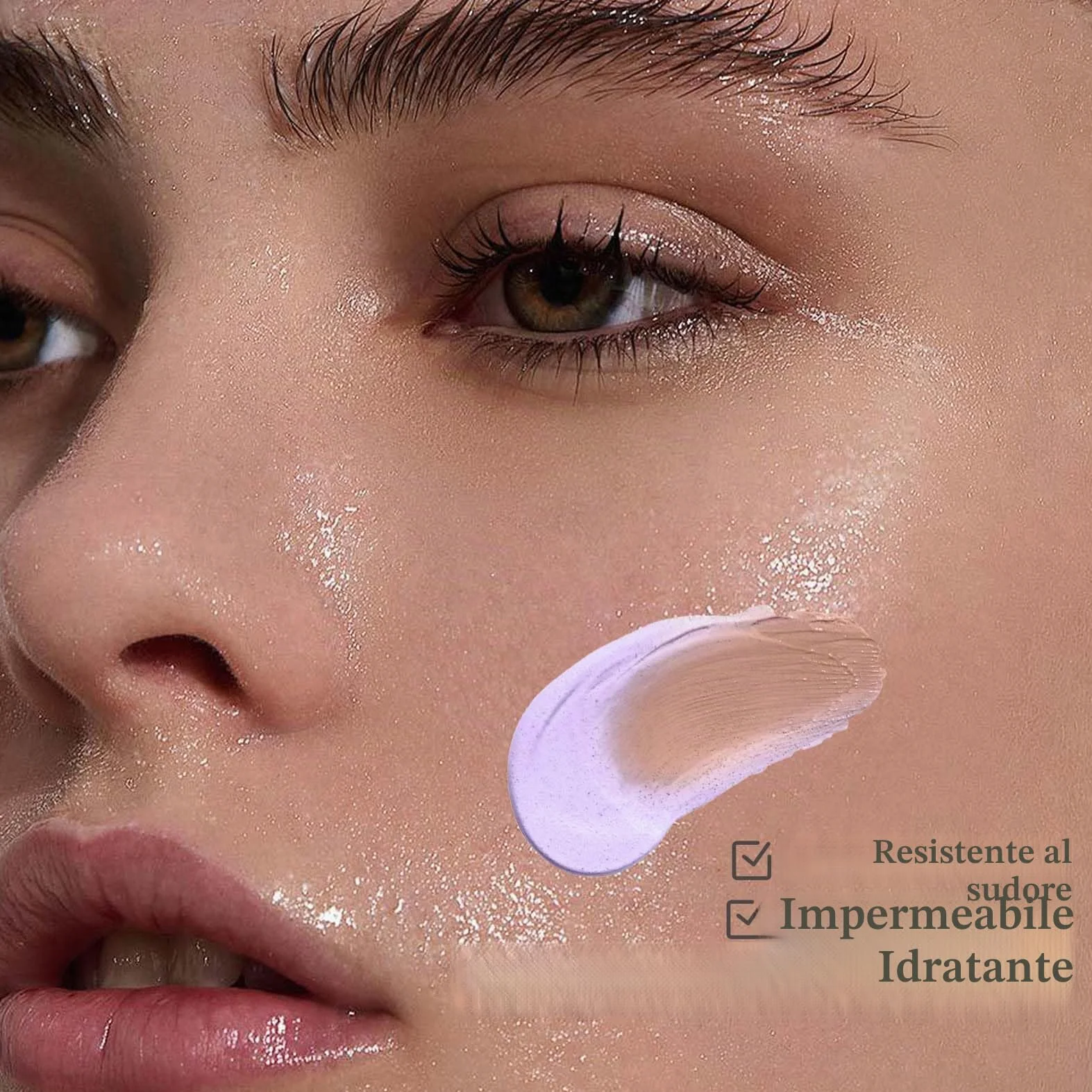 CC Crema Dull Correct Cura automatica della carnagione con Centella Asiatica Fondazione coreana SPF 25 Migliora e idrata Impermeabile e durevole