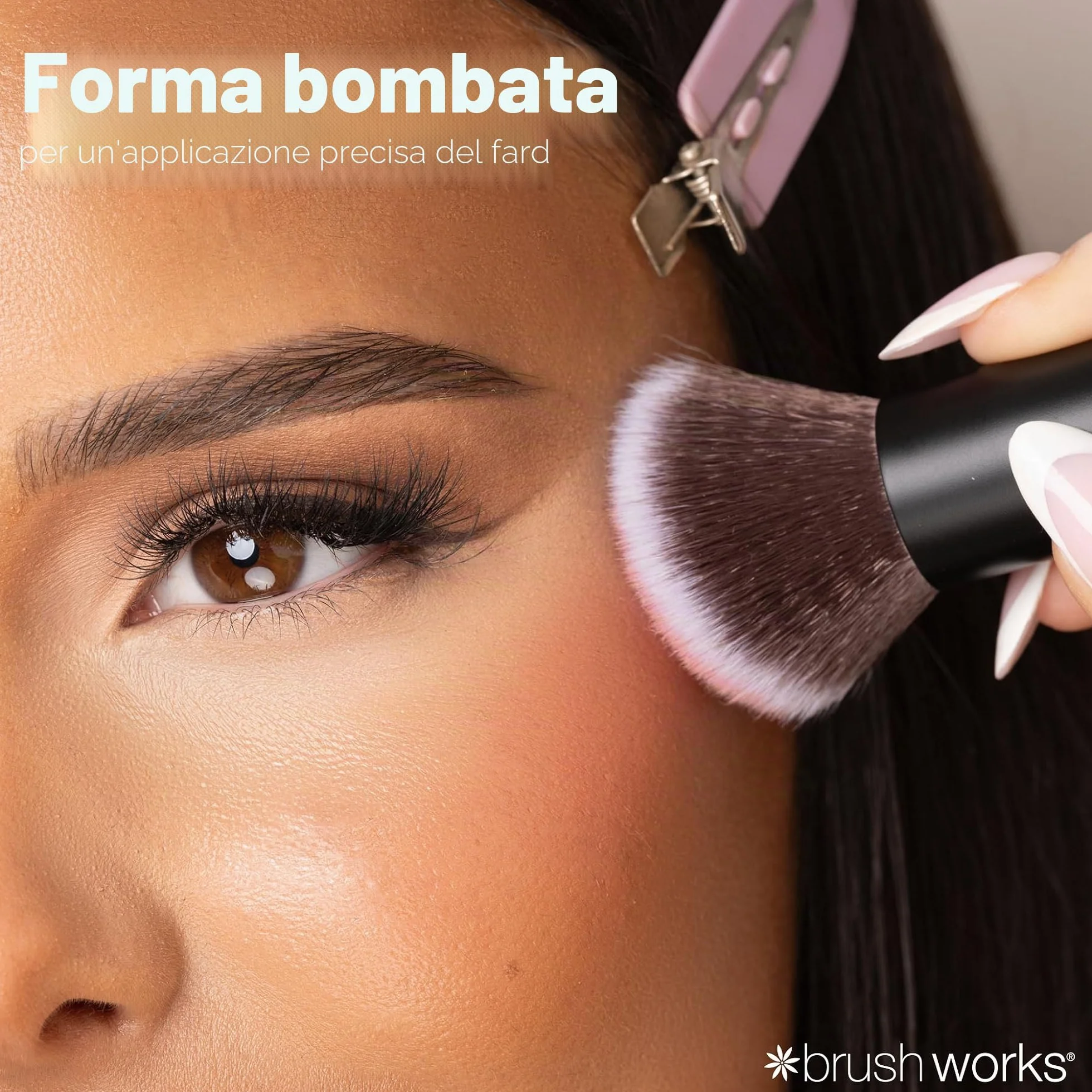 Brushworks No. 7 Angled Blush Brush