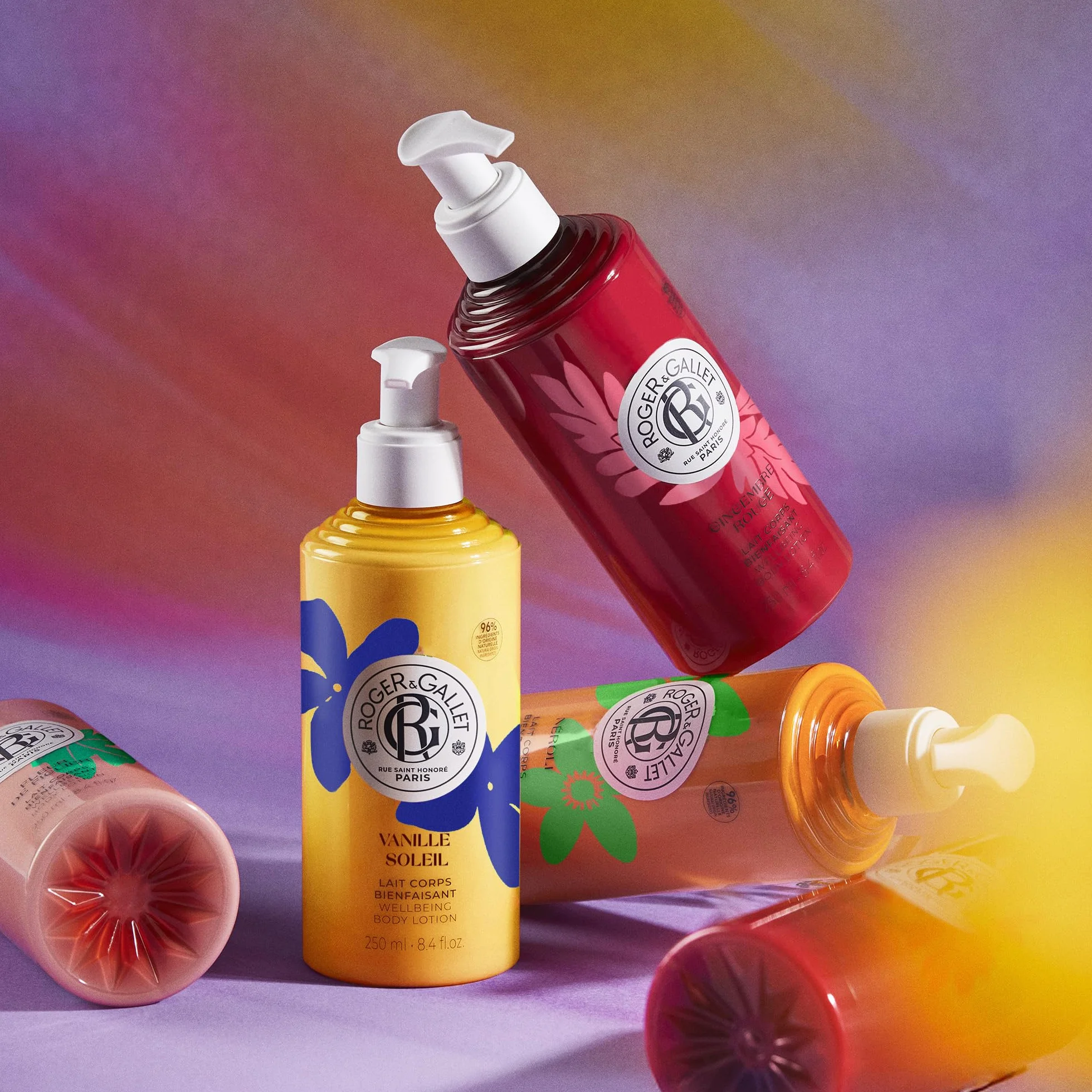 Roger&Gallet - Neroli - Latte Corpo Rilassante - Fiore d'Arancio - Idratante con Burro di Karité - 250 ml