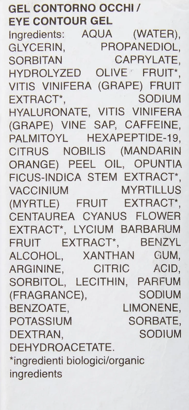 Purobio Gel Contorno Occhi Idratante Defaticante - 10 Ml