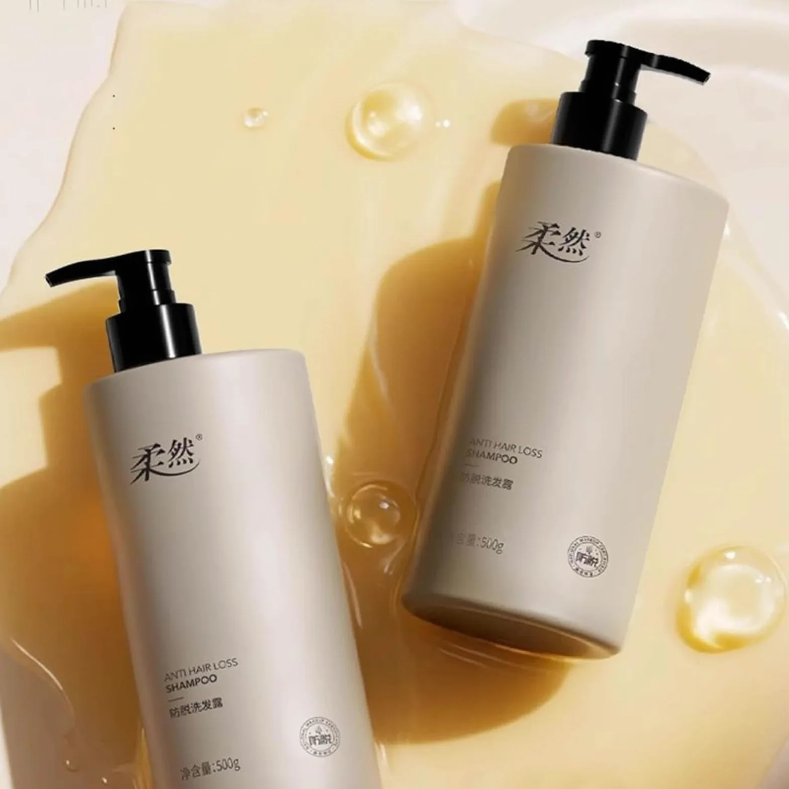 Shampoo Rouran, Shampoo per Capelli Rouran 500 g, Nutriente in Profondità, Delicato, Fresco e Soffice, Adatto a Tutti i Tipi di Capelli, Nutriente e Idratante, Ingredienti Naturali (1pc)