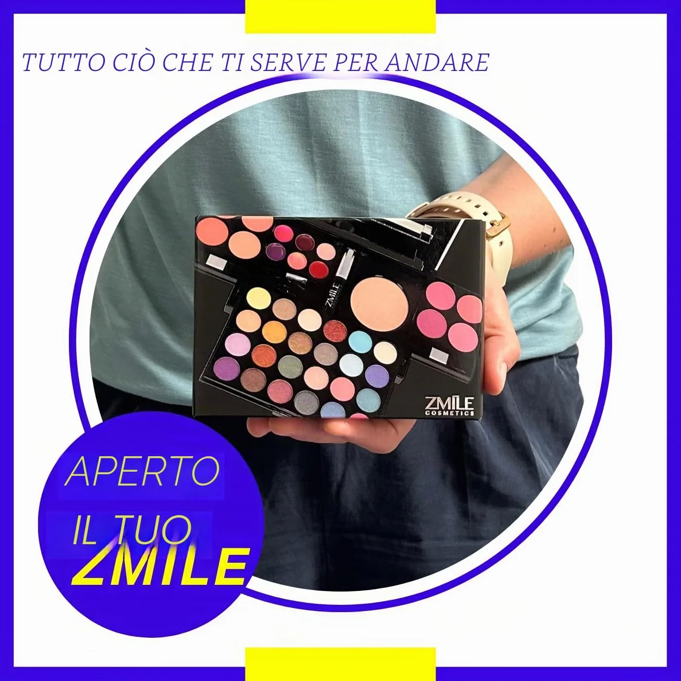 ZMILE Cosmetics Tavolozza Trucco 'All You Need To Go', Cosmetici Vegan