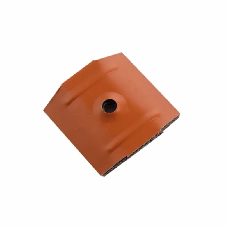 Cappellotto per fissaggio pannello coibentato finto coppo Rosso coppo 100 PZ