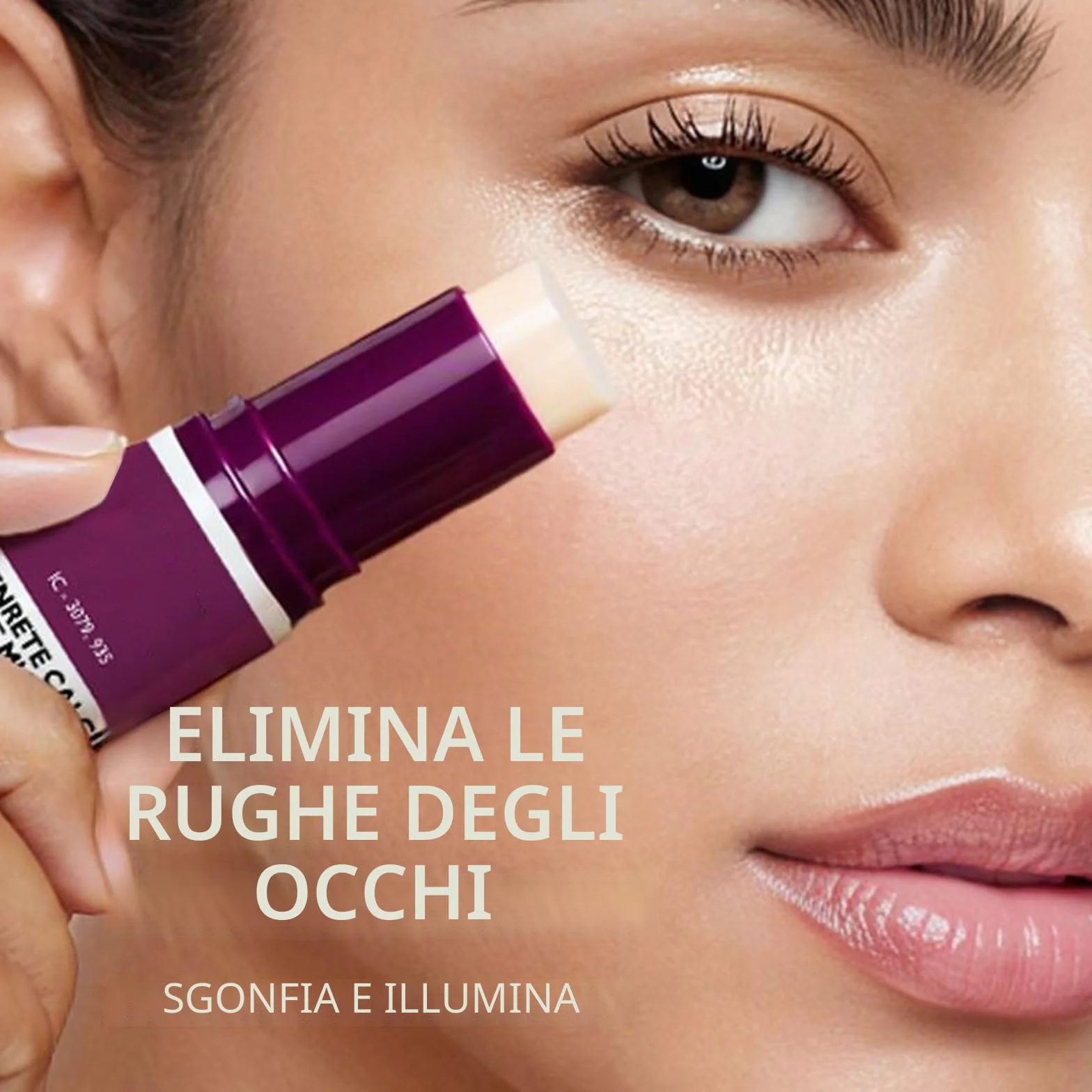 2 pezzi Calcium Volume Multi Balm Stick Balm Balsamo Oculare Multifunzionale Balsamo Arricchito Con Collagene Anti-Aging & Firming Skincare Stick Stringe La Pelle Ripara e Idrata