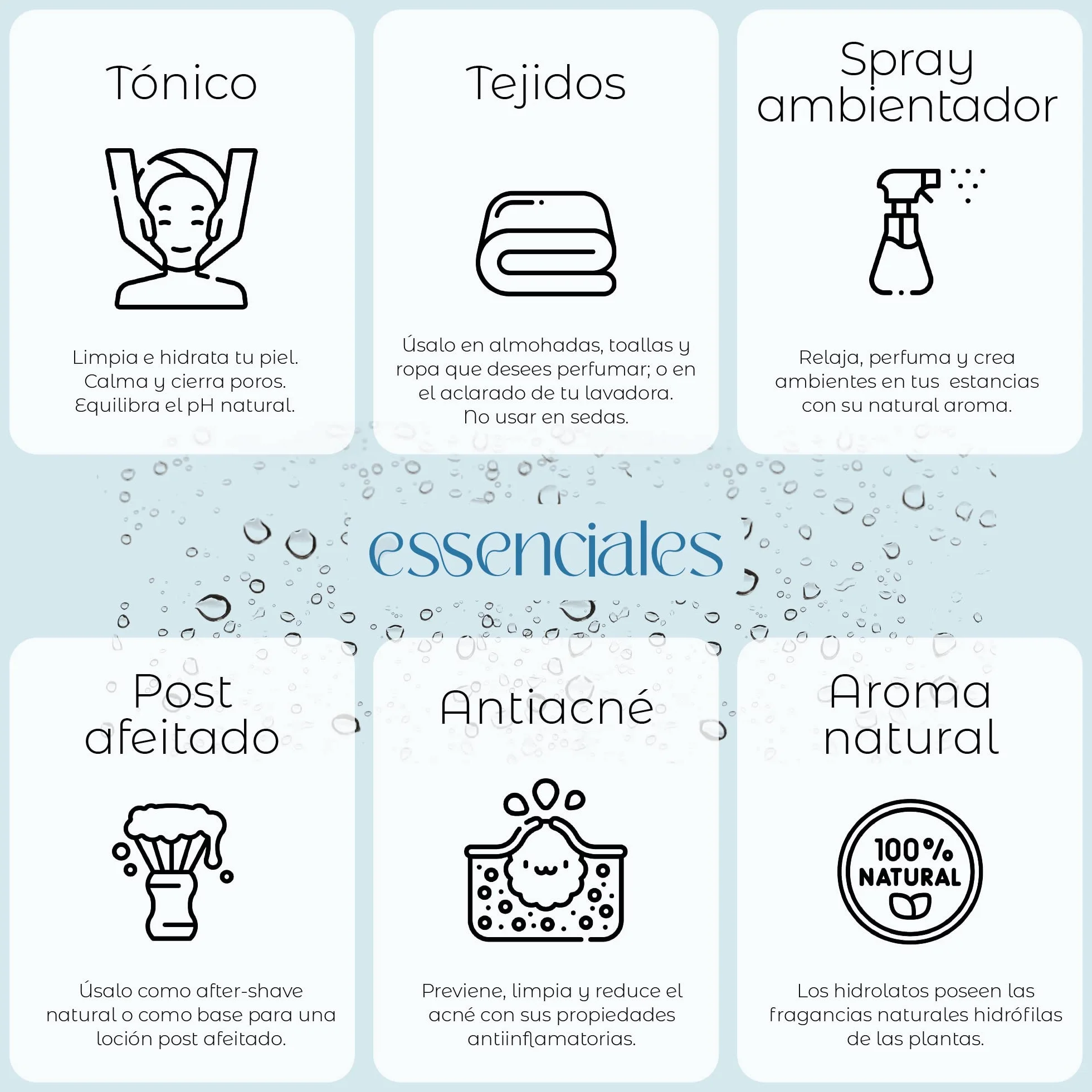 Essenciales – Acqua Floreale di Lavanda Extra, 100% Pura e Naturale, 500 ml | Idrolato Lavandula Angustifolia