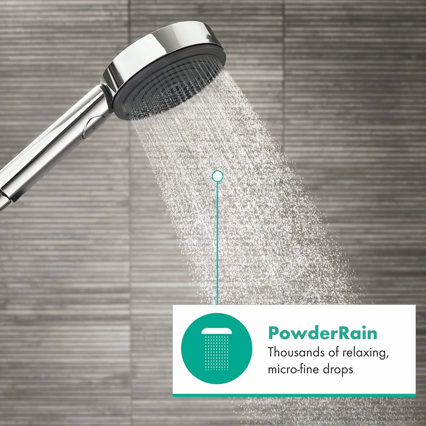 hansgrohe Pulsify Select S Soffione doccia rotondo 105 mm cromo EcoSmart 9 l/min 3 getti anticalcare