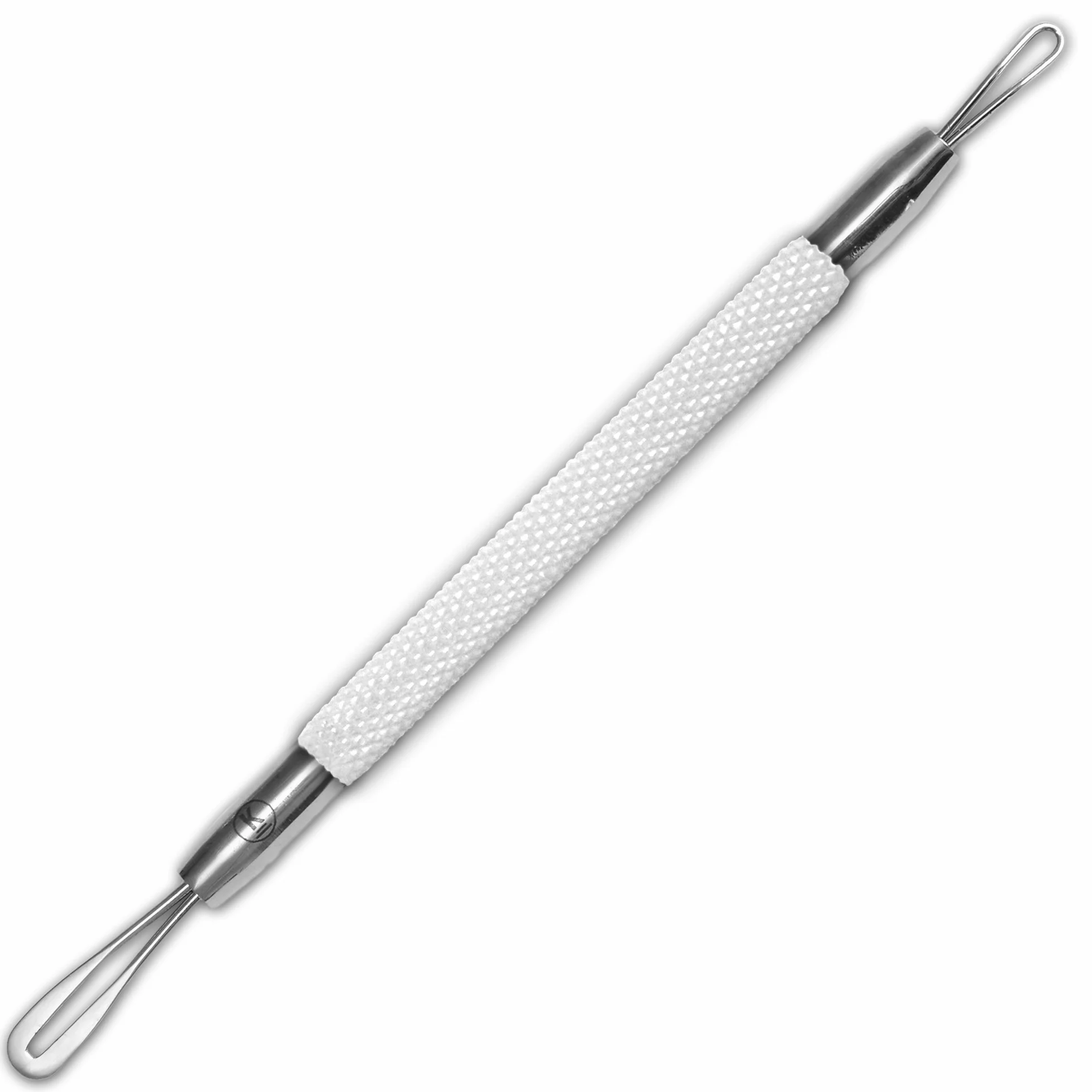 K-Pro Comedoni Estrattore - Rimozione Punti Neri - Elimina Comedone Naso & Faccia (Bianco)