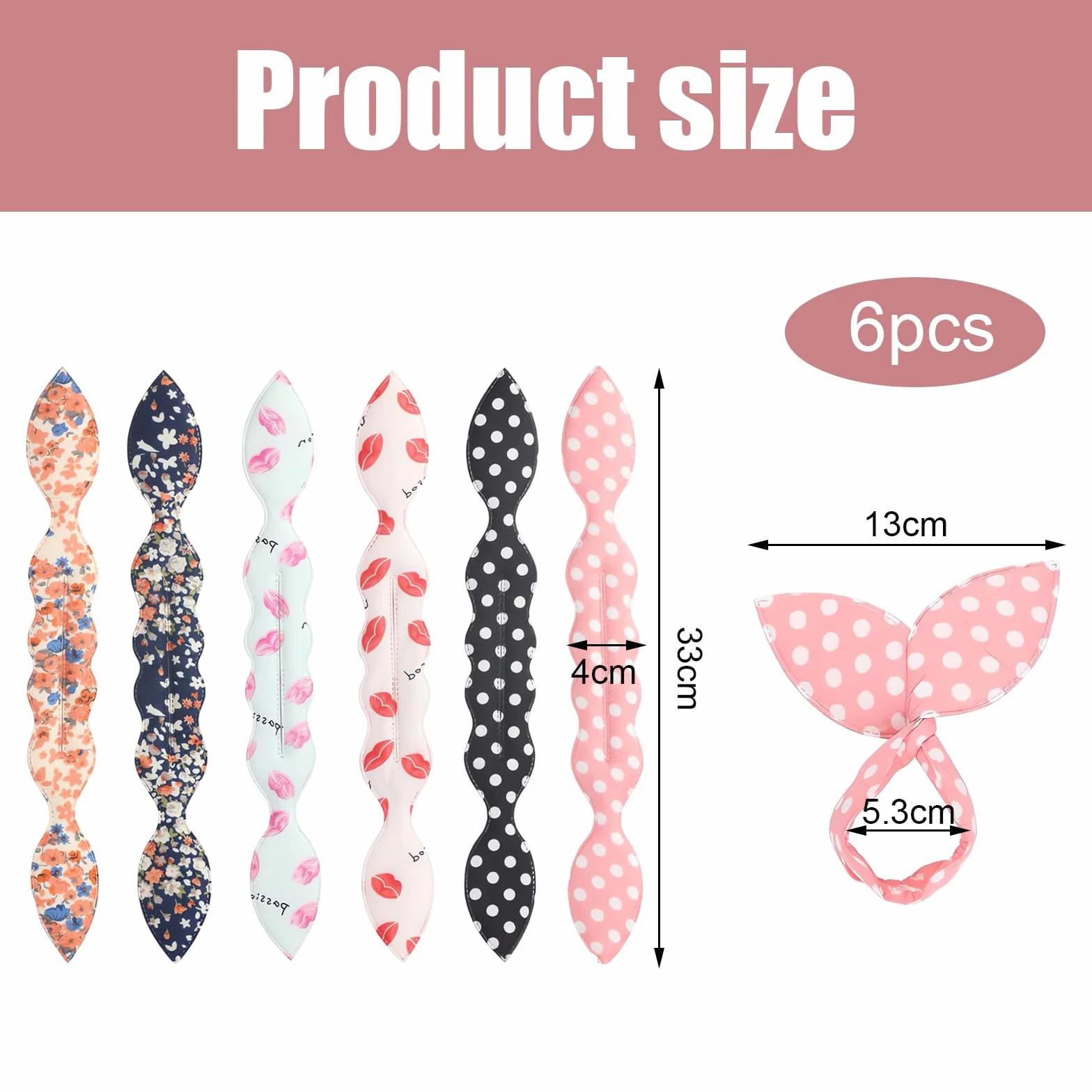 6 Pezzi Chignon per Ciambella Hair Bun Maker Accessori per Capelli Riutilizzabile Spugna Schiuma Hair Styling Tools Francese Twist Bigodino Strumento Clip Panino Abile per Ragazzeper Donna