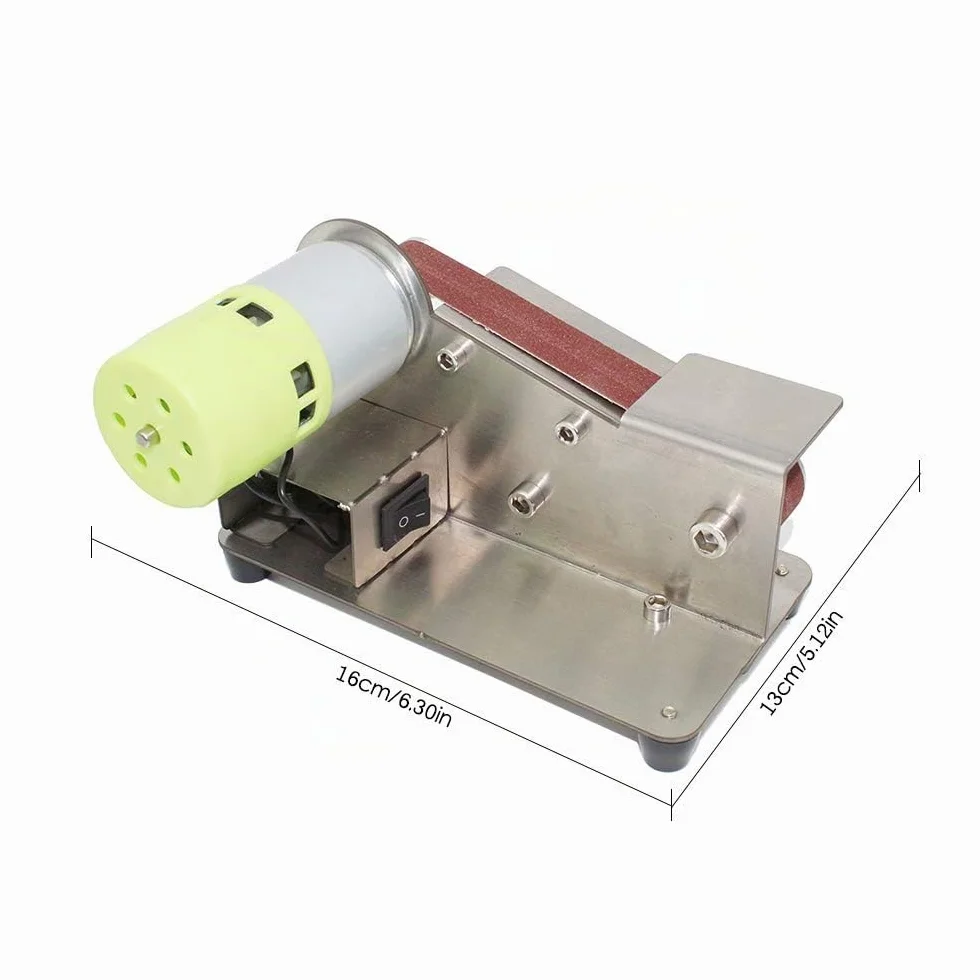Levigatrice a nastro 100W, Affilatrice per coltelli 15° 7 livelli, Lucidatrice regolabile con 10 strisce