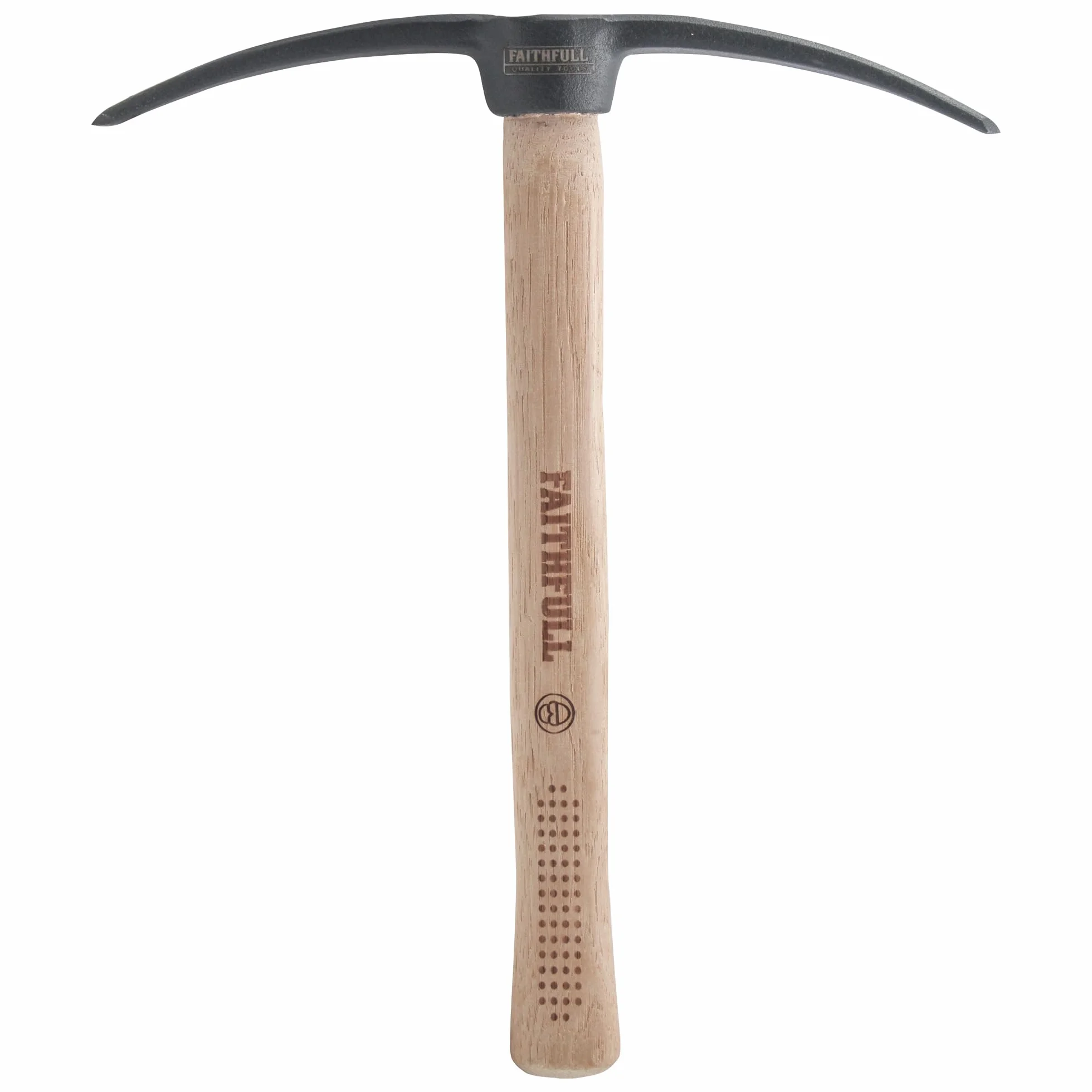 Faithfull Piccone per Malta 300 mm Doppia Punta Attrezzo Muratori Manico Hickory FSC