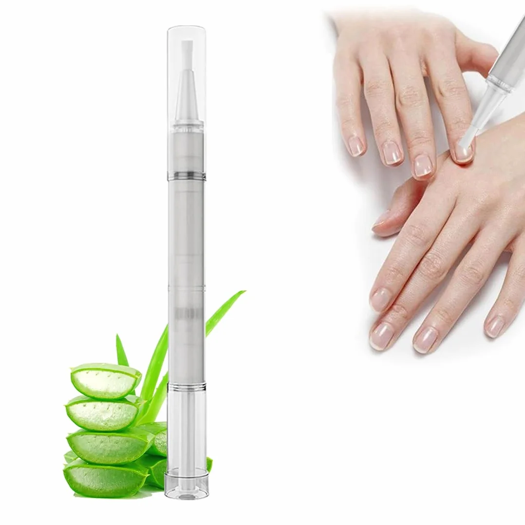 Nail Care Pen - Penna per unghie e unghie dei piedi curate, arricchita con olio di tea tree, vitamina E e aloe vera (2 pezzi)