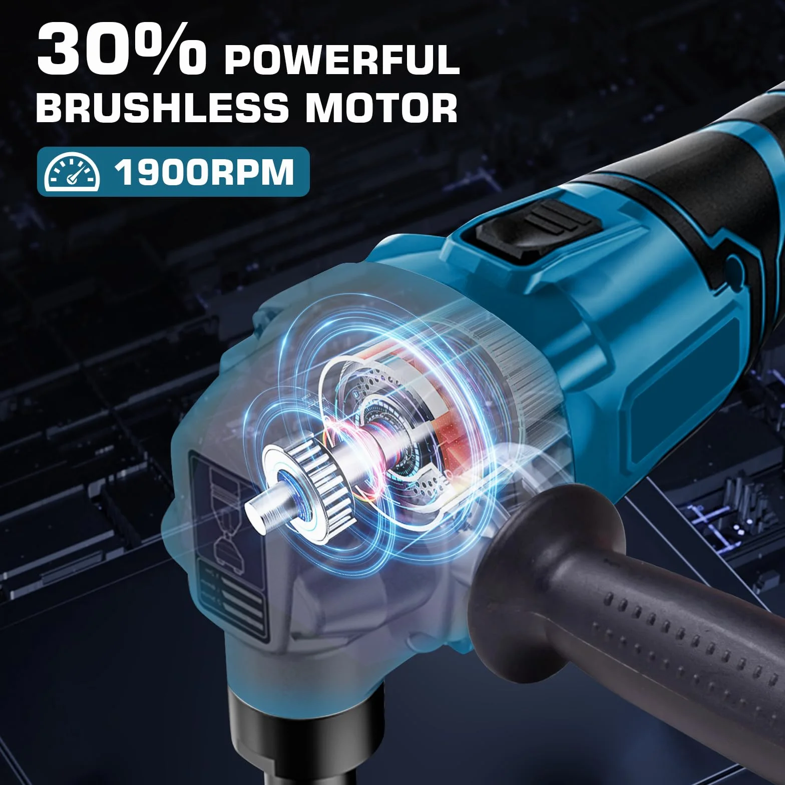 Roditrice per Lamiera a Batteria 950W 1900SPM Compatibile con Makita 18V