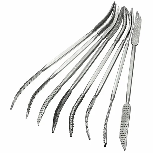 EsportsMJJ 8Pcs 190Mm Raspa File Legno Doppia Finito Grossolana