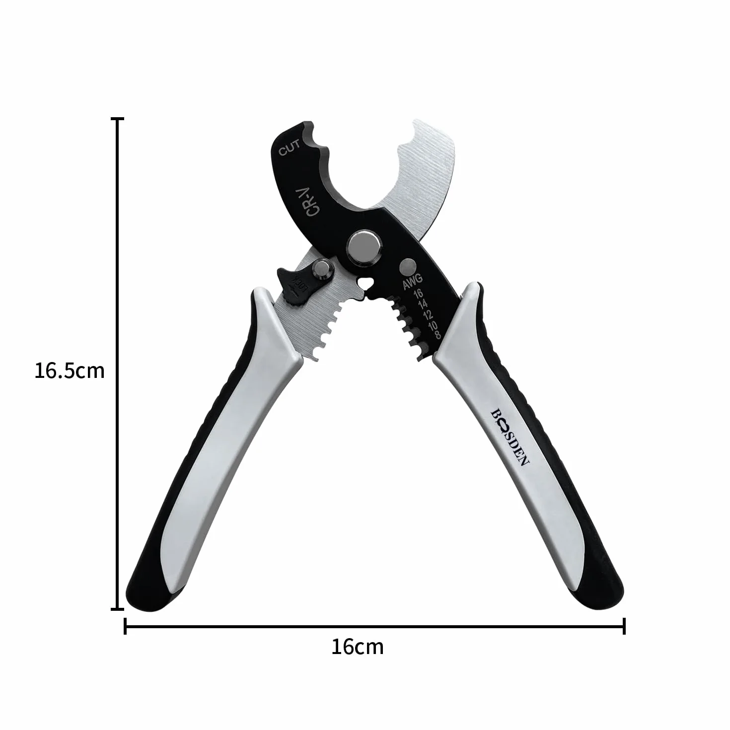 Spelacavi Elettrico 203mm Tagliafili AWG per Alluminio e Rame