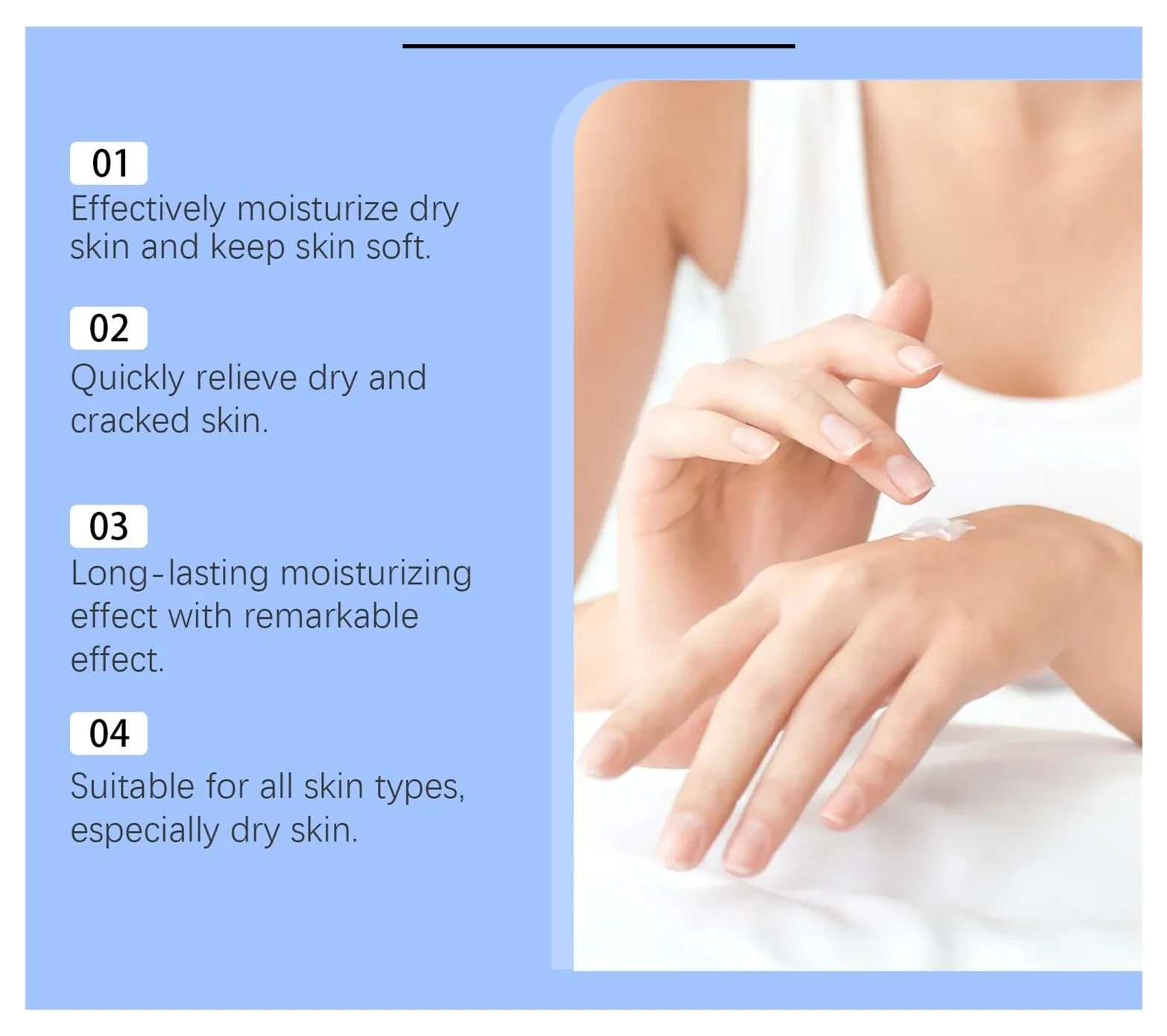 Crema for la cura delle mani e dei piedi 30g | Idratare e nutrire la pelle.(3pcs)