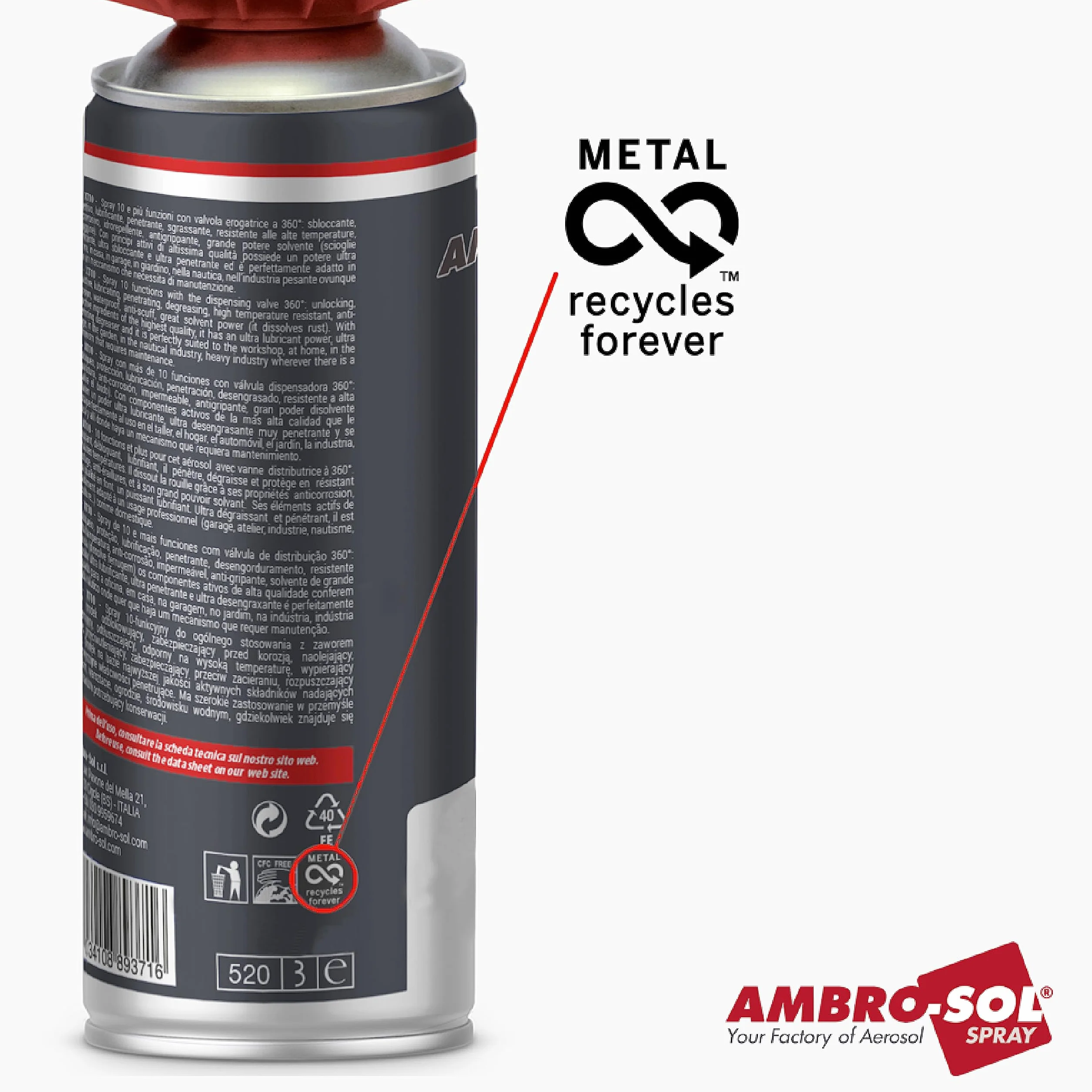 Ambro-Sol P301 Rimuovi Silicone Spray 400 ml