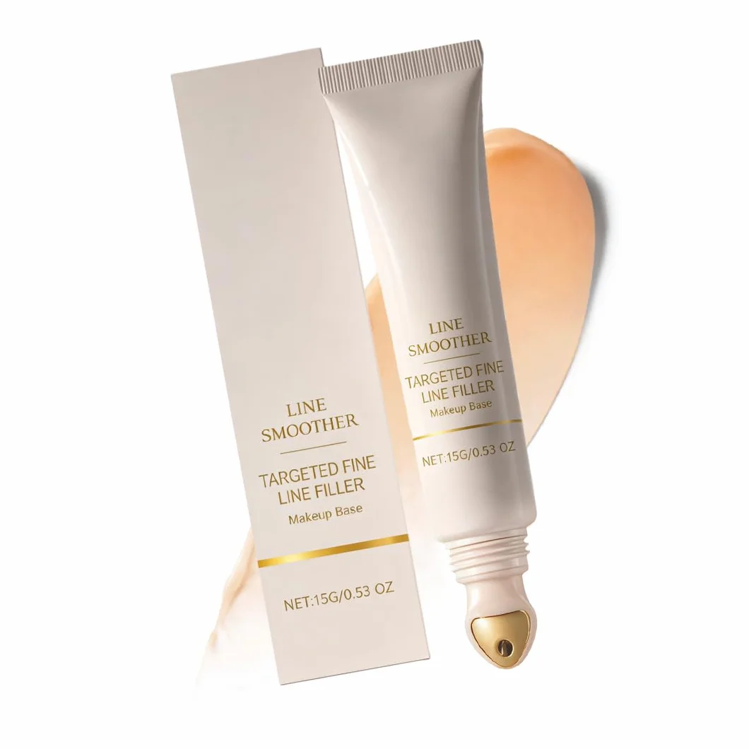 Arelia Primer Anti-Rughe, Effetto Blur Istantaneo, Primer Viso con Vitamina C e Niacinamide, Applicatore Metallico Preciso