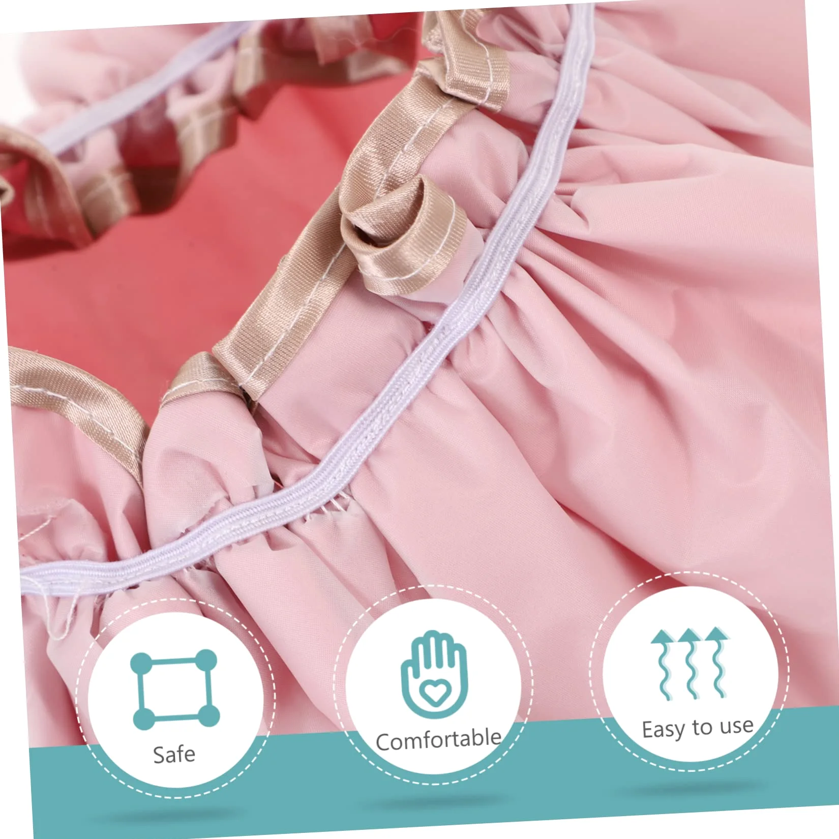 FOMIYES 3 Set di Cuffie da per Donna a Doppio Morbide E Traspiranti con Accessorio per La Bellezza della Spa 3 Pezzi*3