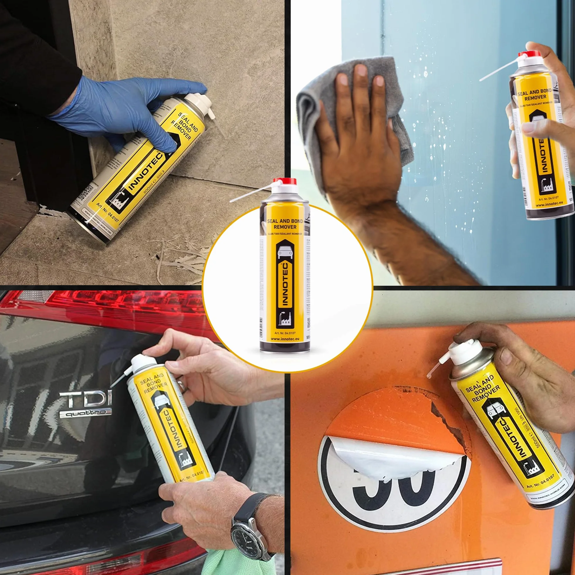 Innotec Seal and Bond Remover 500 ml rimozione adesivi sigillanti spray