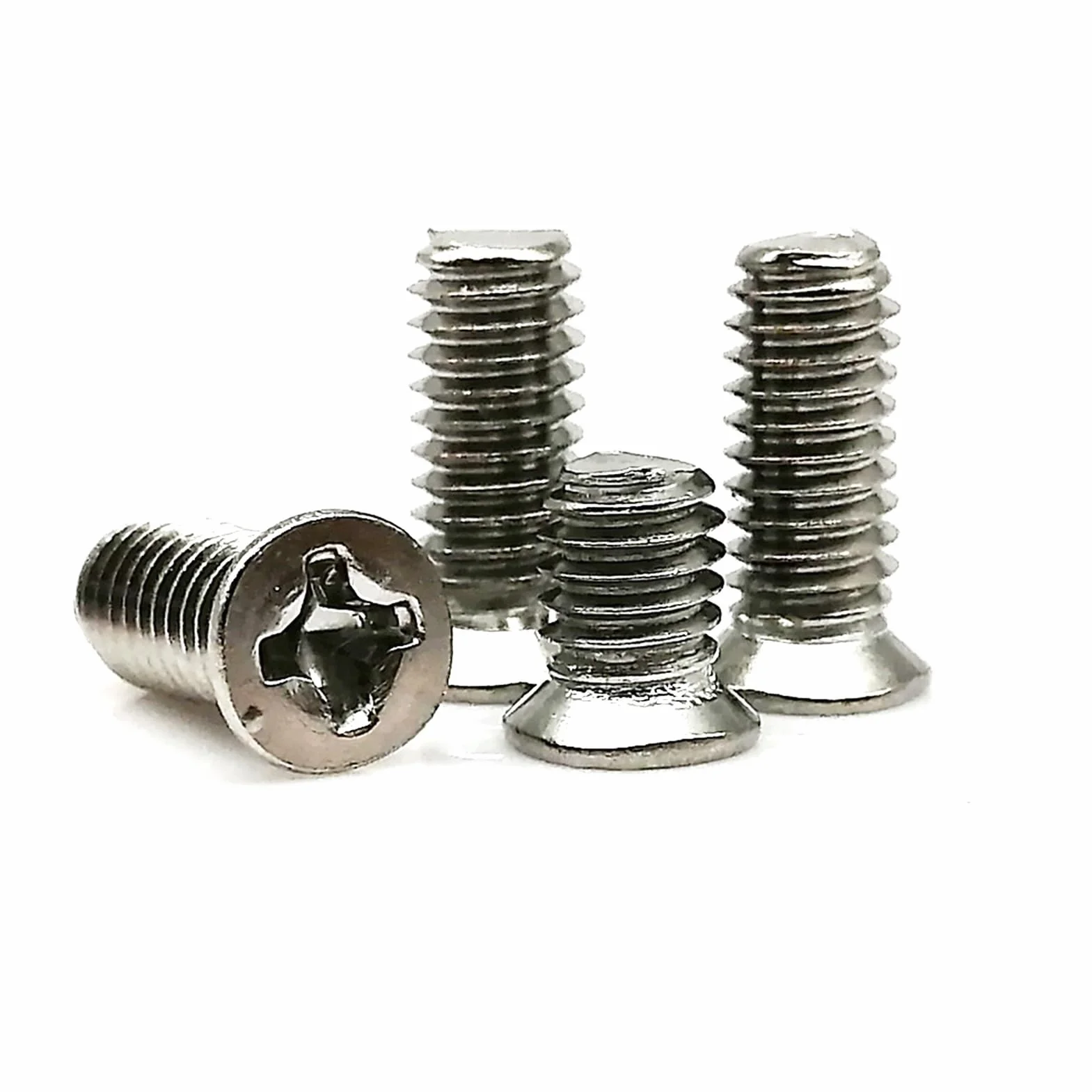 Viti a testa svasata piatta in acciaio inossidabile 304 A2-70 50pcs M1.6-M4