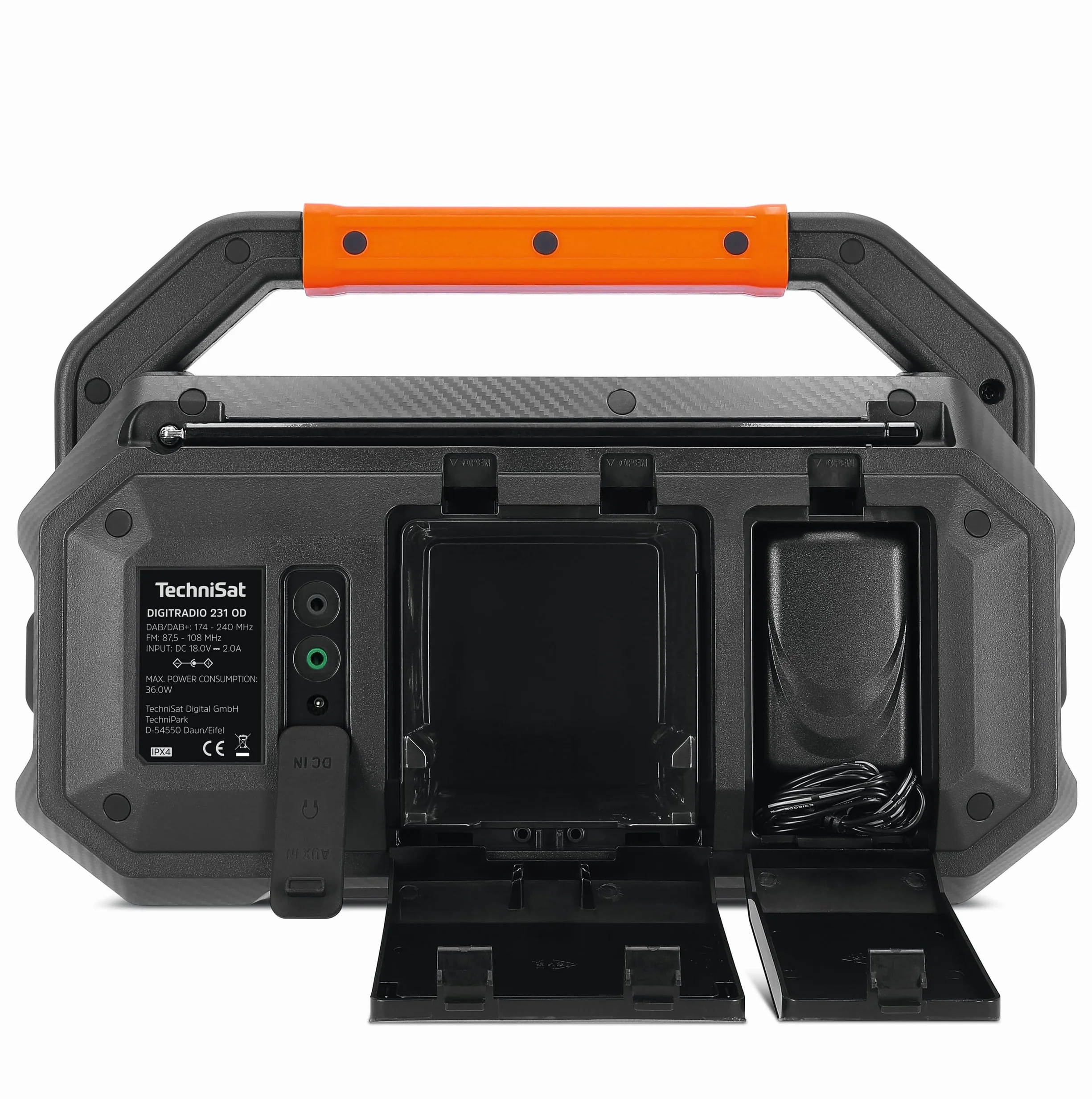 TechniSat DIGITRADIO 231 OD DAB+ Outdoor Boombox 18 V Bluetooth