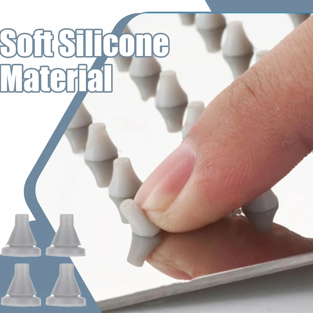Ugelli doccia in silicone 100 pezzi, ricambio universale per soffioni doccia