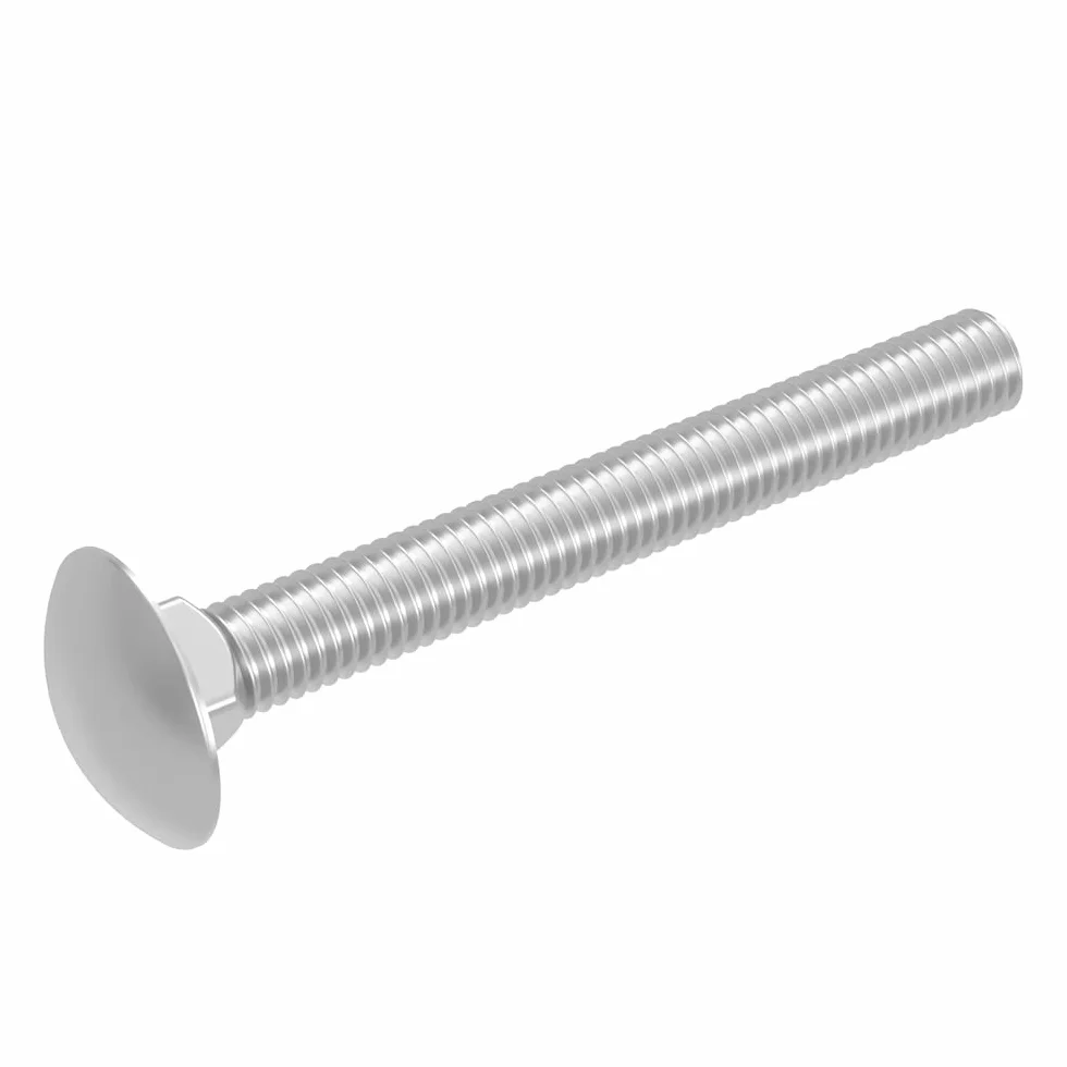 Vite a carrello M6 x 55 mm A2 acciaio inossidabile DIN 603 ISO 8677 20 sztuk