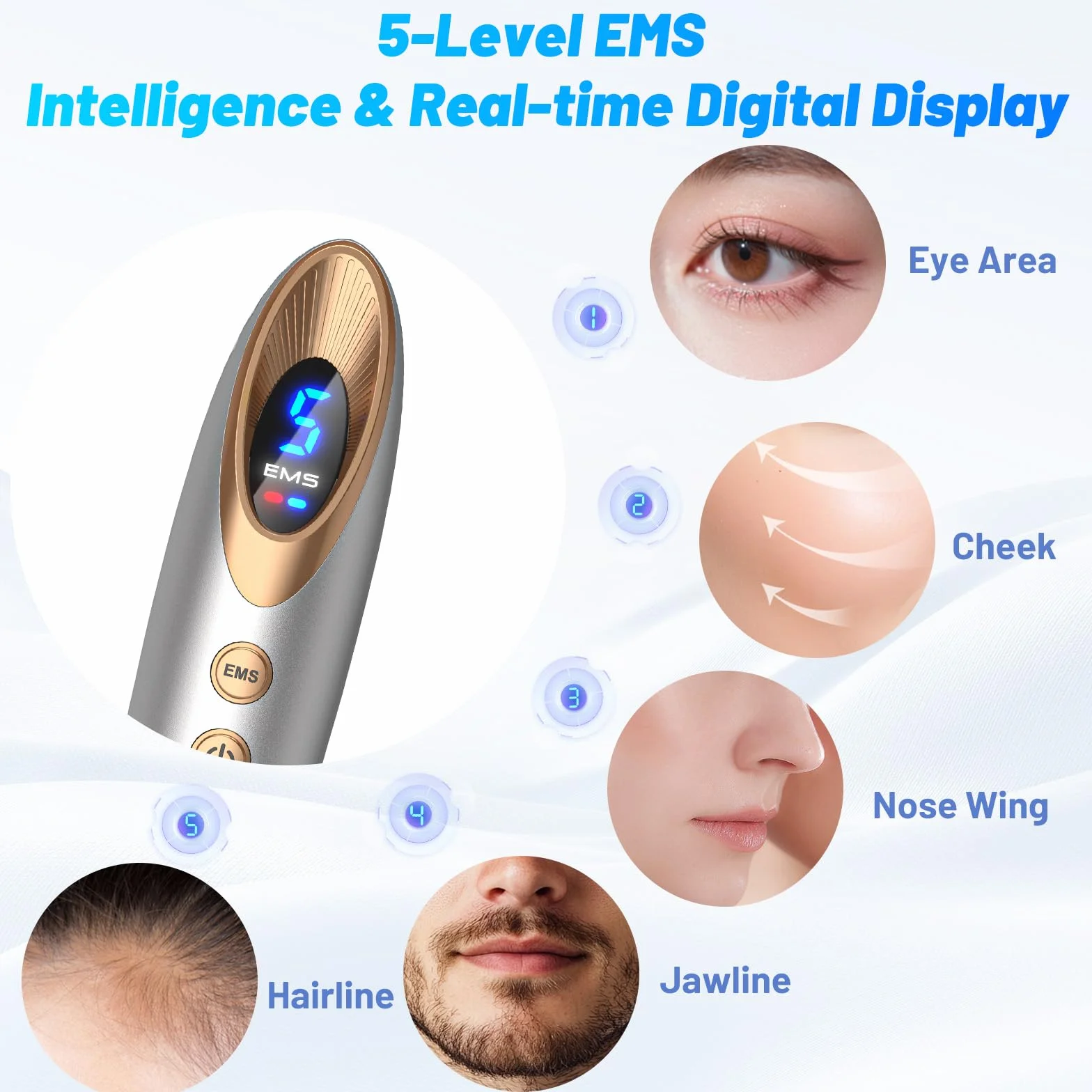 Microneedling Stamp Bio 6 – Derma Stamp Professionale 4 in 1 con Microneedling, EMS, Terapia Luce Rossa/Blu, Massaggio Vibrante– Ringiovanimento Viso, Anti-Età, Crescita Capelli