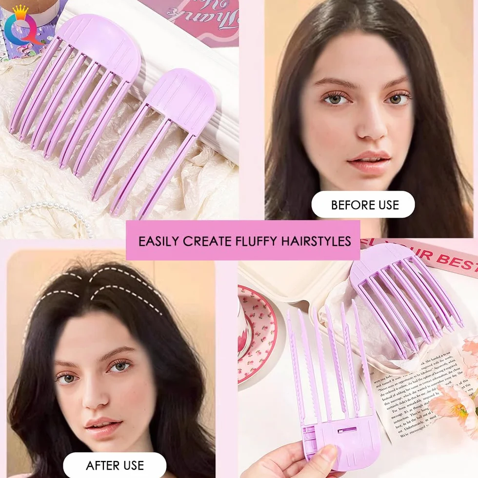 2PCS Clip Del Volume Della Radice - Clip Della Del Volume arricciatura | Clip Del Volume Per Radici | Volume Della Radice Dei Capelli | Pettine Per Radici Volume Dei Capelli Ricci