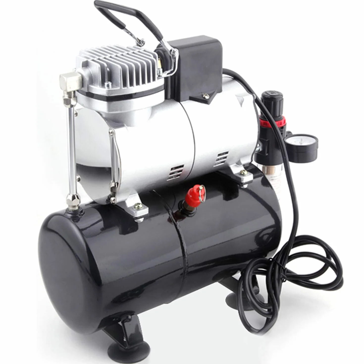 Timbertech ABPST08 Pistone Olio Compressore Aerografo Silenzioso Ventola Raffreddamento
