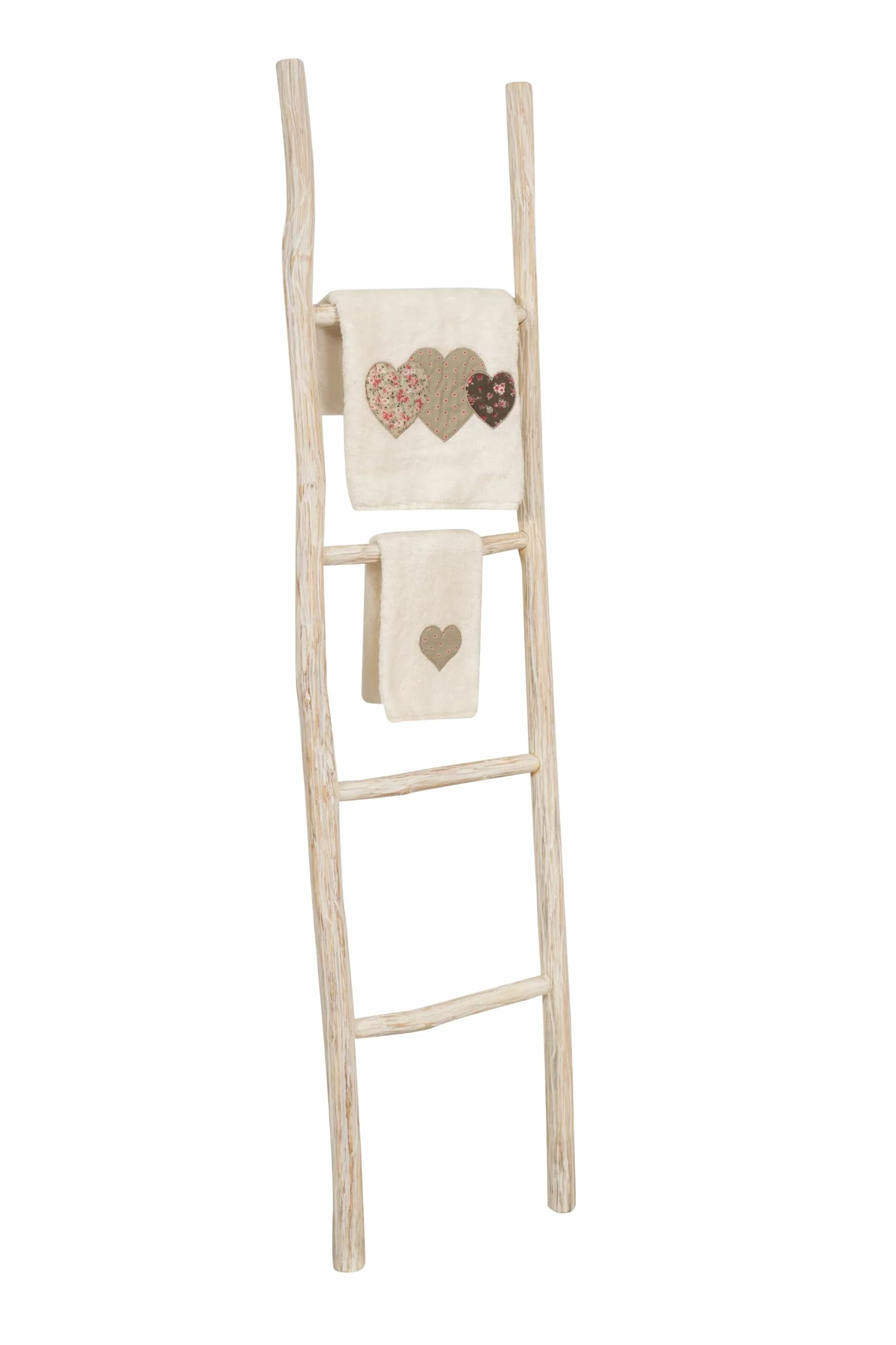 Scaletta porta asciugamani bagno 148x36x3 Legno Scala Decorativa parete
