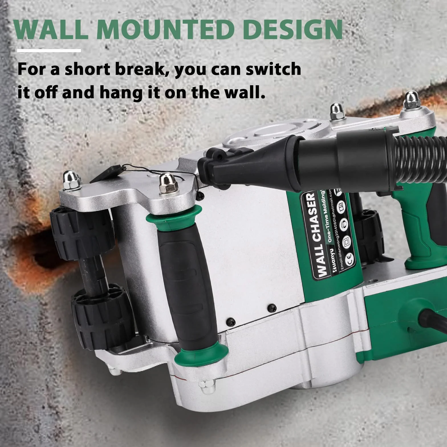 Huanyu elettrico muro Chaser 4800W taglio macchina infrarossi lega di magnesio per cemento mattoni marmo