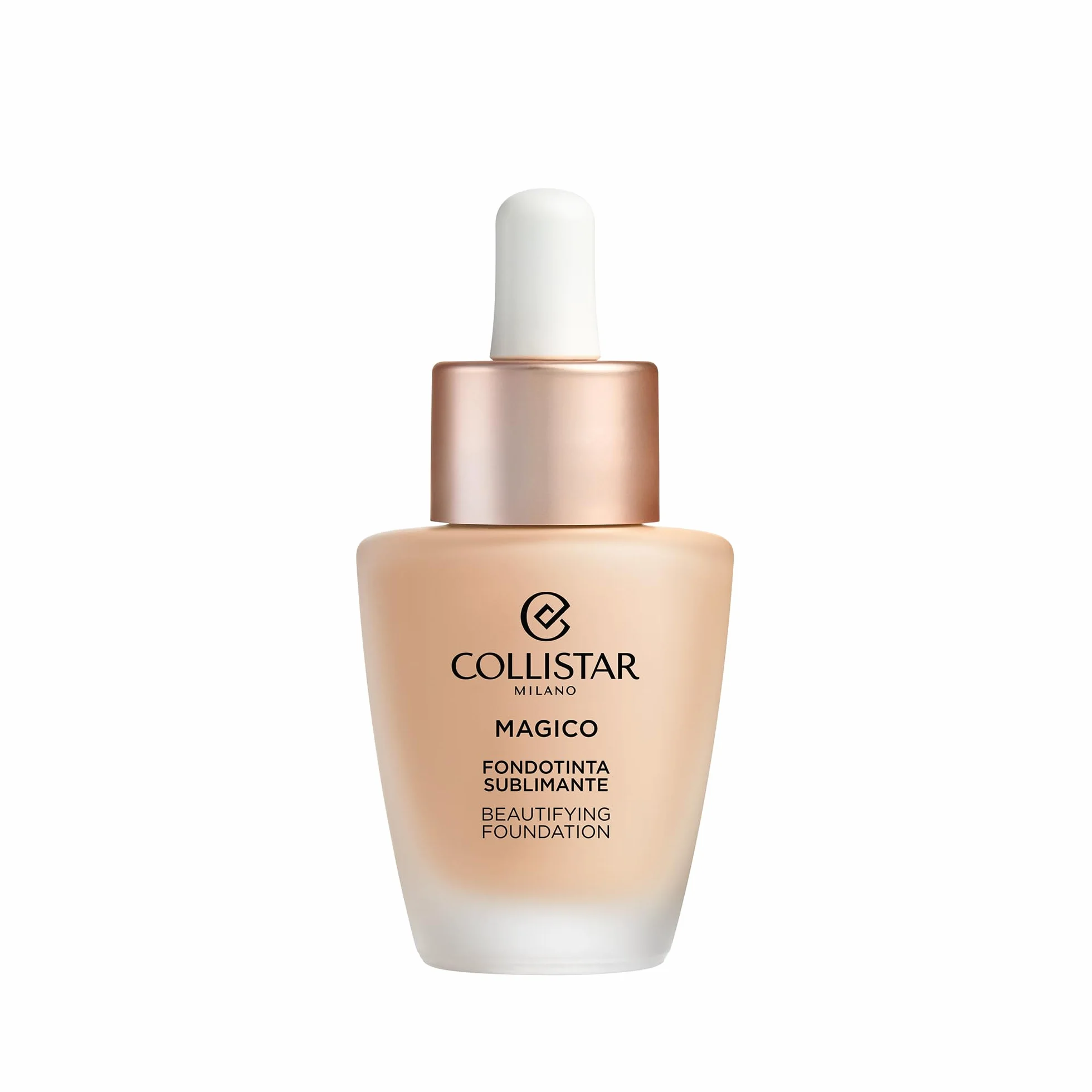 Collistar Magico Fondotinta Sublimante, Finish Opaco Naturale, Idratante e Uniformante, Adatto a Tutti i Tipi di Pelle, 2.5 N Beige-Naturale, 30 ml