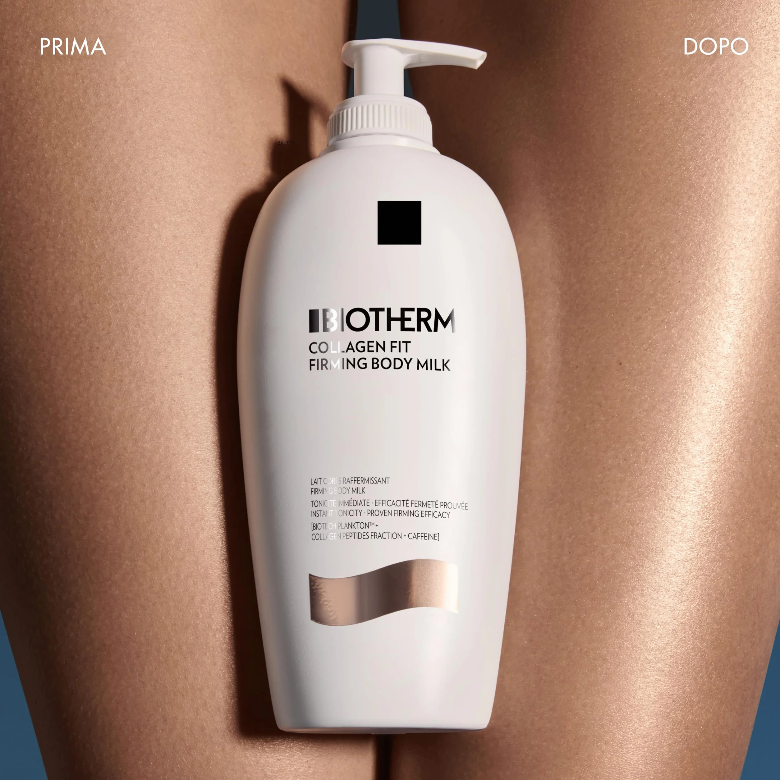 BIOTHERM Collagen Fit Body Milk, Latte Corpo Rassodante, Per Tutti i Tipi di Pelle, Azione Idratazione Intensa, Arricchito con Biotech Plankton e Ceramidi, 400 ml
