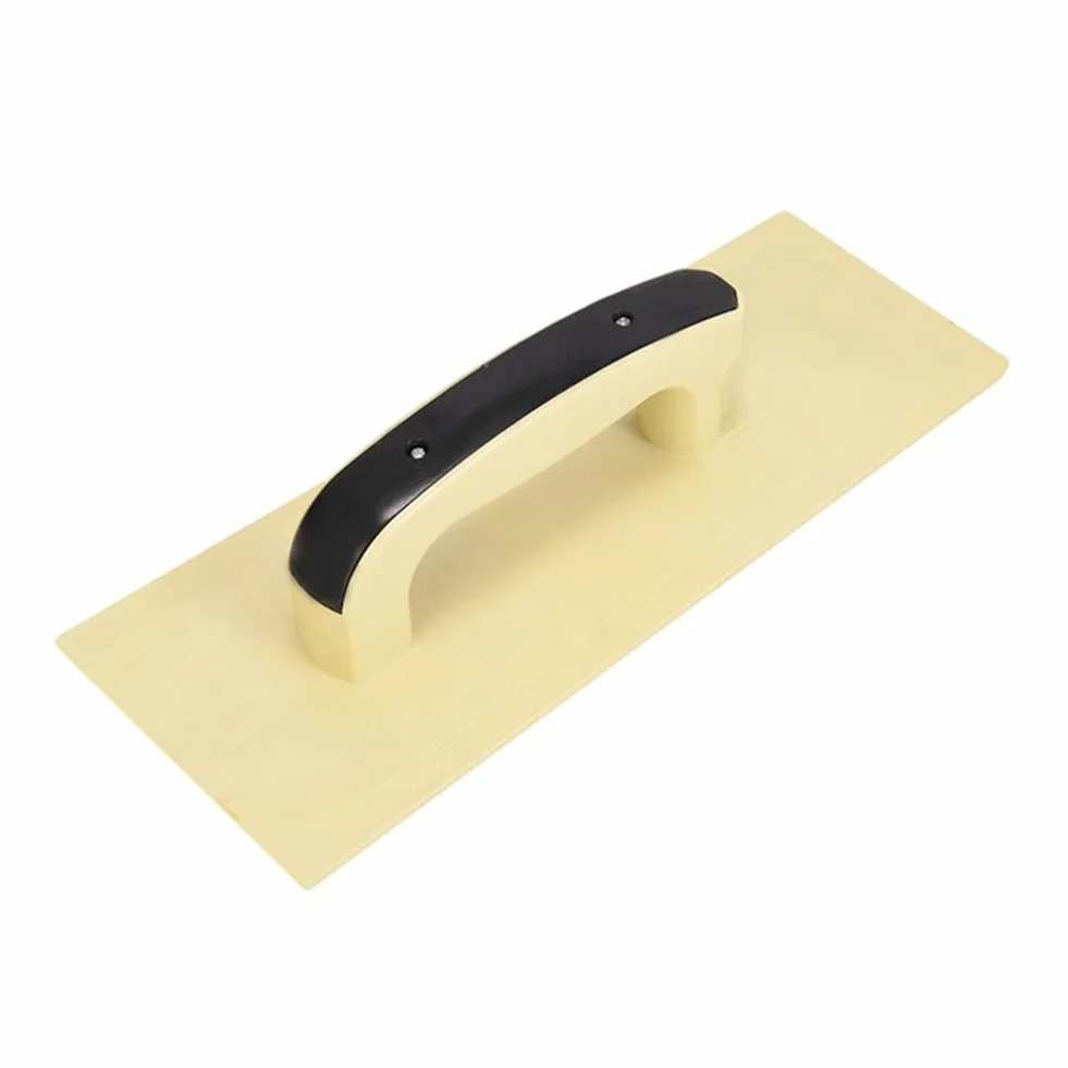 Strumento per lisciare cartongesso con lama in plastica, manico ergonomico, spazzola per stucco da parete, Dur(ROSSO)