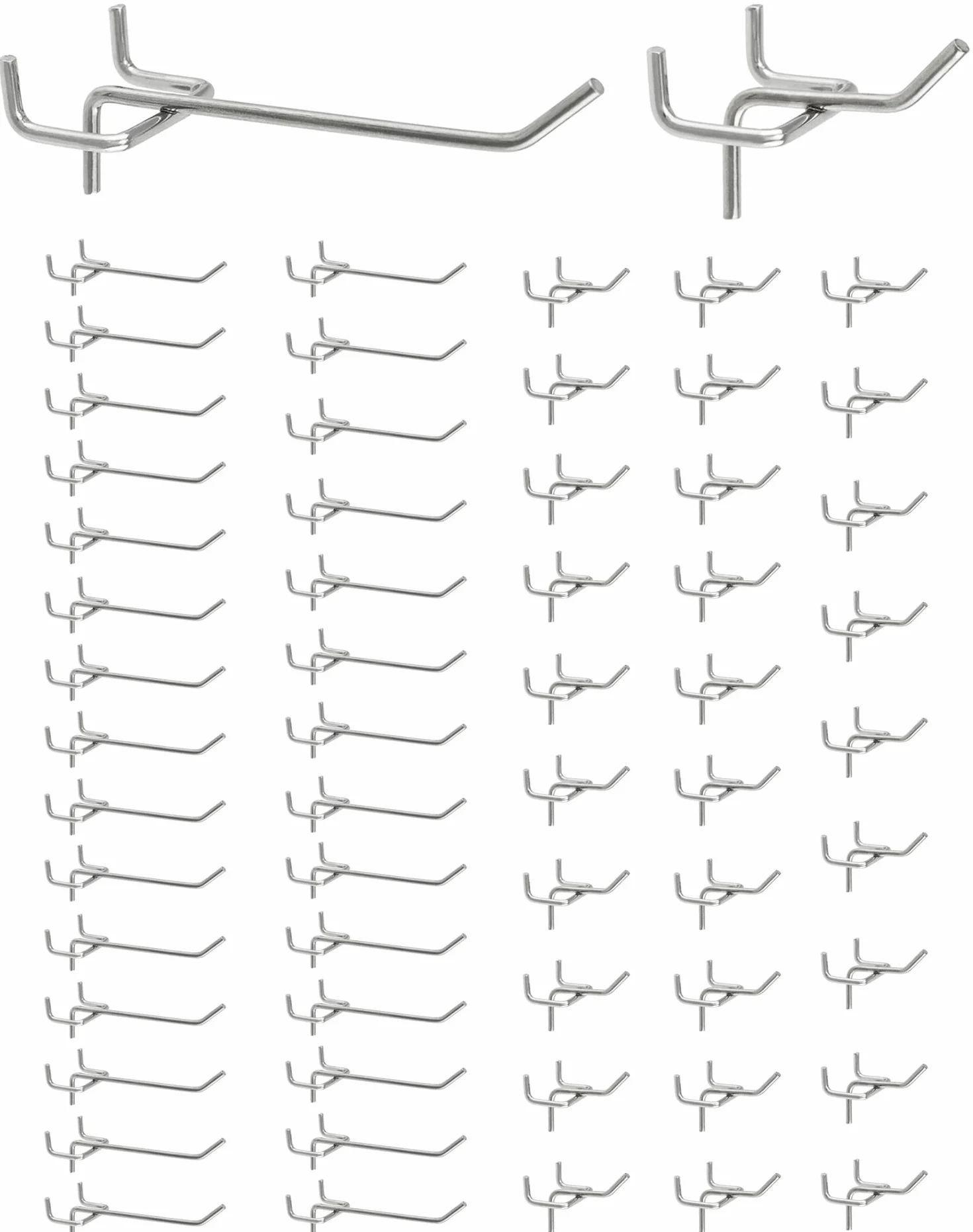 QWORK ganci per pannello forato portautensili 5 cm 10 cm