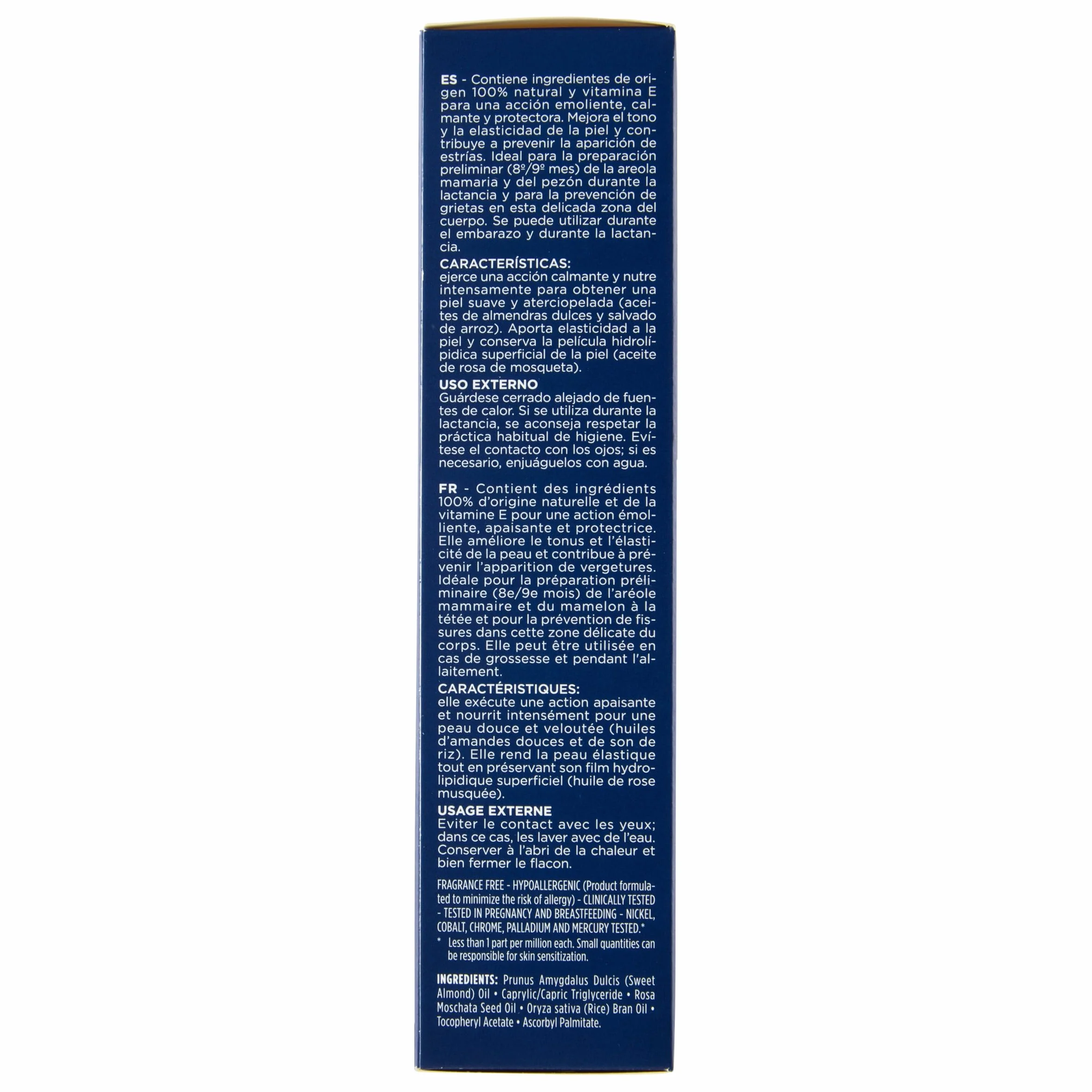 Rilastil Olio Smagliature, Emolliente, Lenitivo e Protettivo con Oli di Mandorle Dolci, Rosa Balsamina, Tutti i Tipi di Pelle, Confezione da 100ml