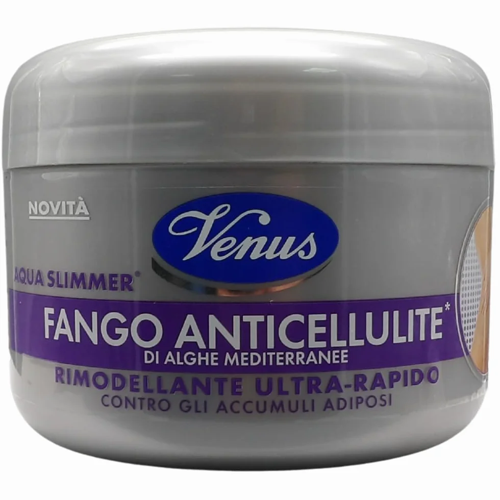 Fango Anticellulite Di Alghe Mediterranee. Rimodellante Ultra-Rapido, Contro Gli Accumuli Adiposi 500g