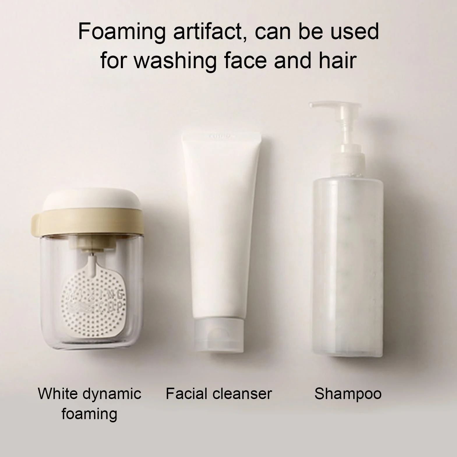 Schiuma per capelli, detergente elettrico per il viso | Bottiglia di schiuma ricaricabile elettrica per la cura della pelle, la pulizia, il gel doccia, la rimozione del trucco e la casa