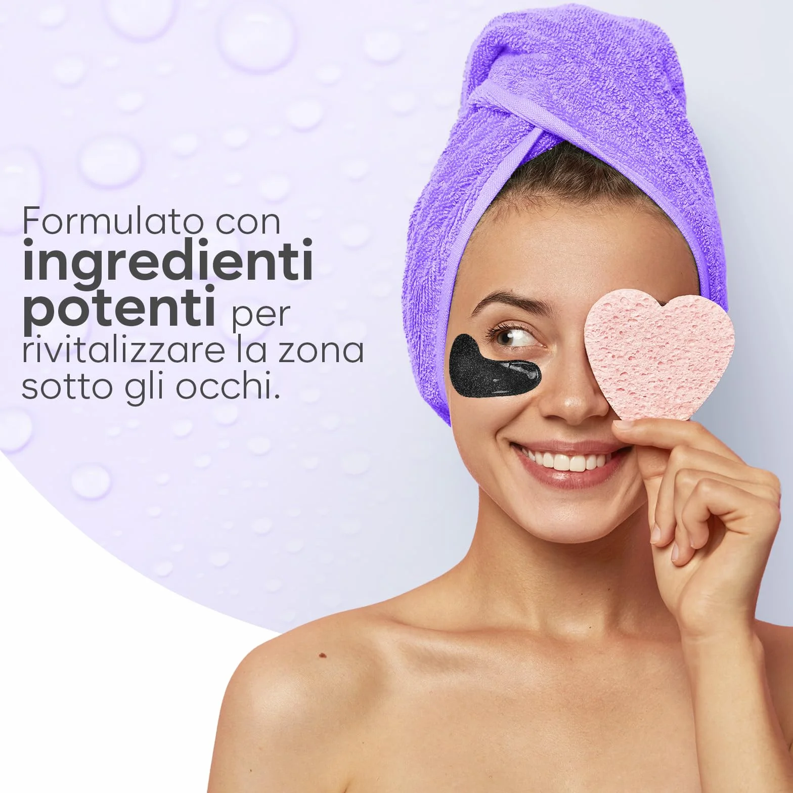 Patch Occhi Giorno e Notte, Maschera Occhi con Caffeina, Collagene e Acido Ialuronico, Patch Occhiaie e Borse, Maschera Occhiaie, Eye Mask per l'idratazione e Gonfiore (30 Paia)