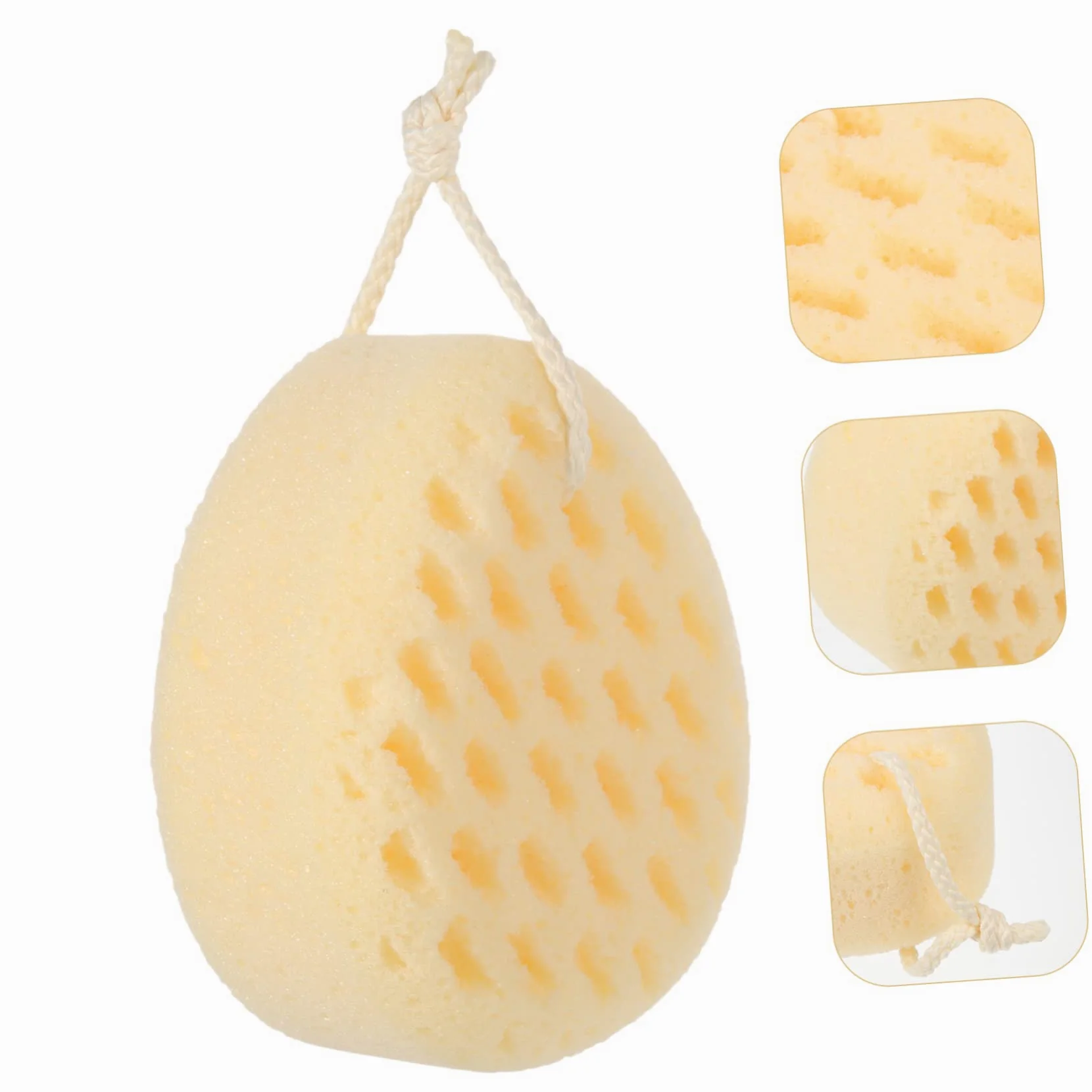 DOITOOL 4pezzi Spugna Da Bagno Riusabile Morbido Materiale Spugna Esfoliante Per Corpo Design Goccia Carino Perfetta Per Adulti