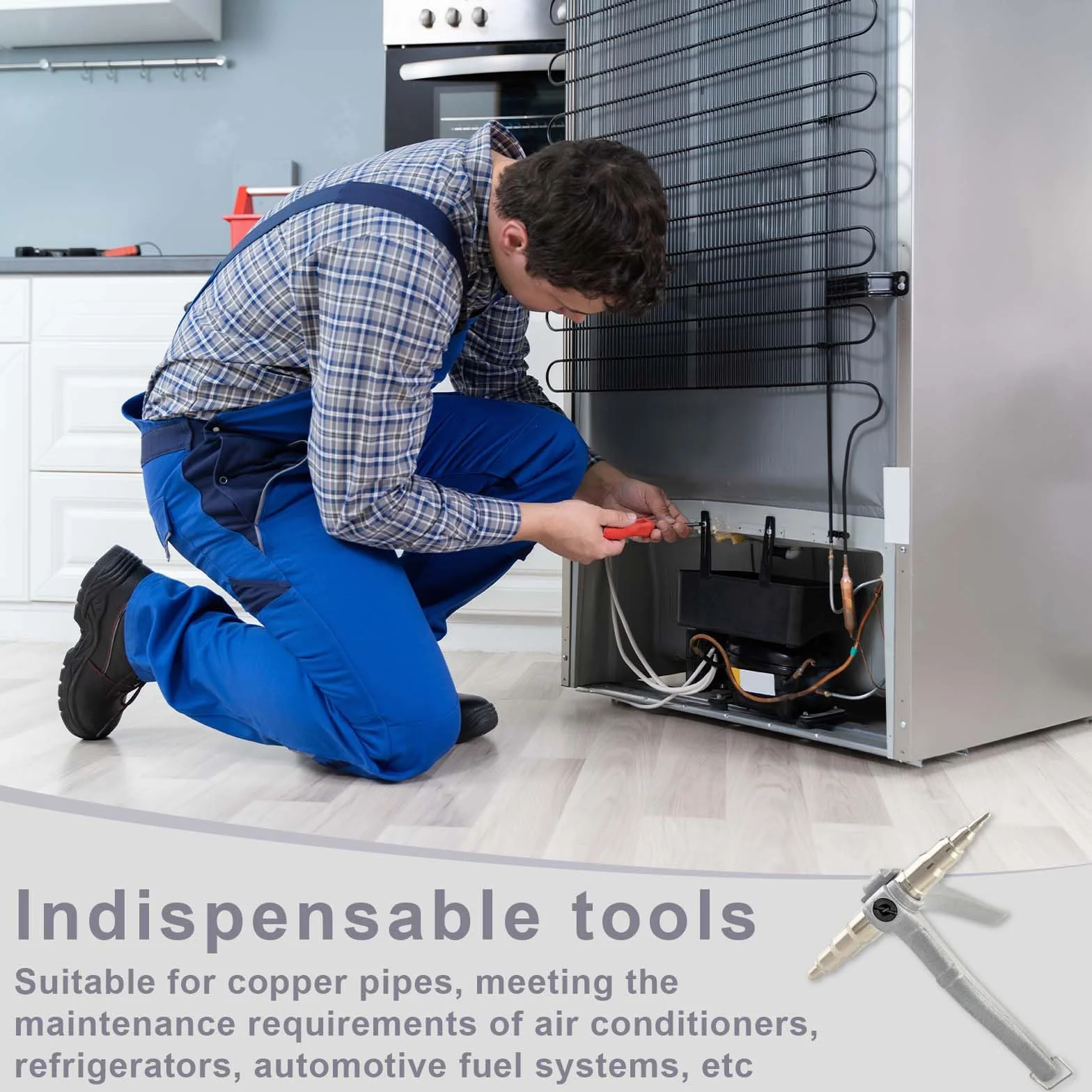 Espansore per Tubo di Rame Manuale 6-22mm per Condizionatore Acciaio